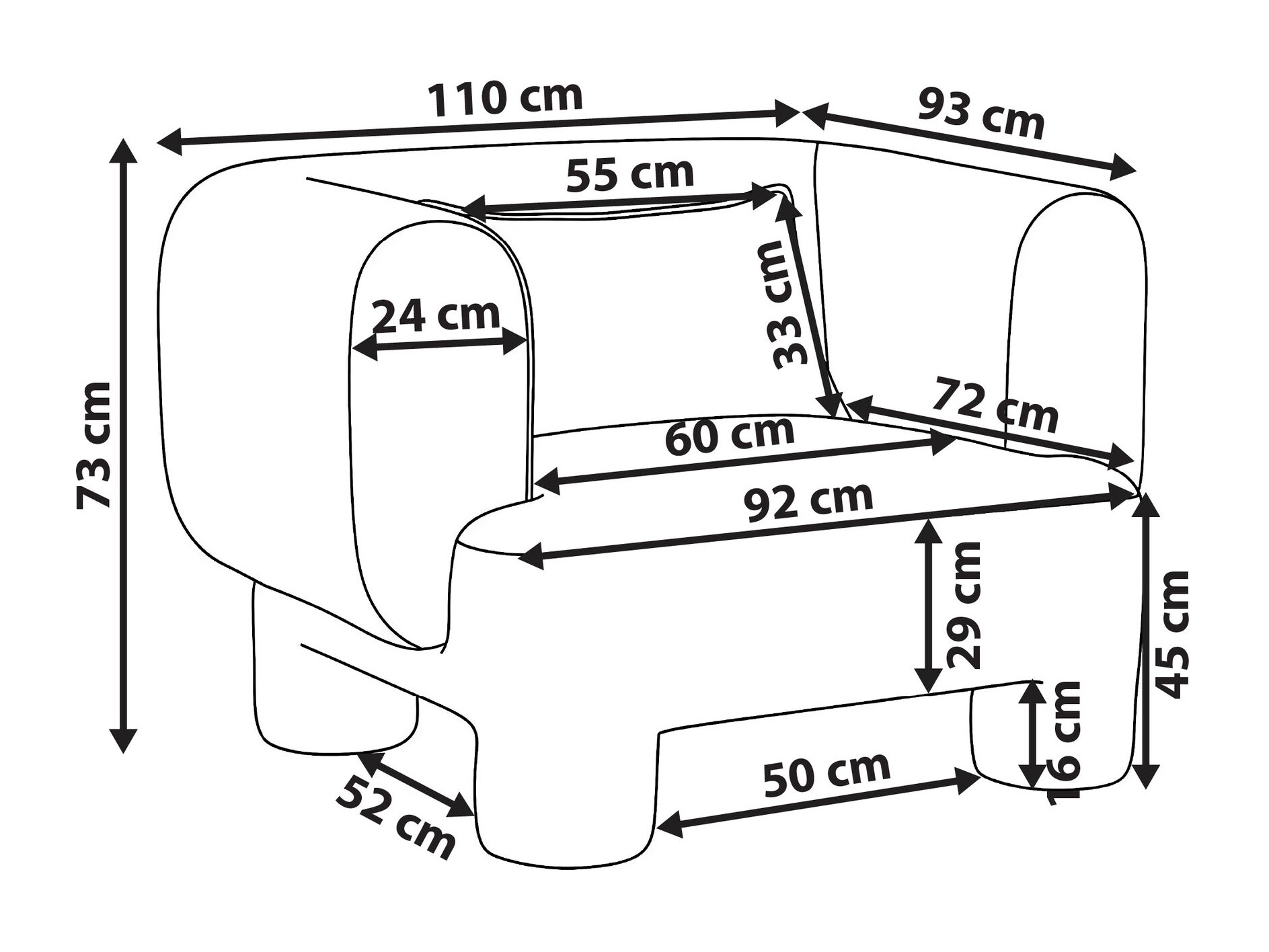 Krēsls Cavsali 102 (Balts)