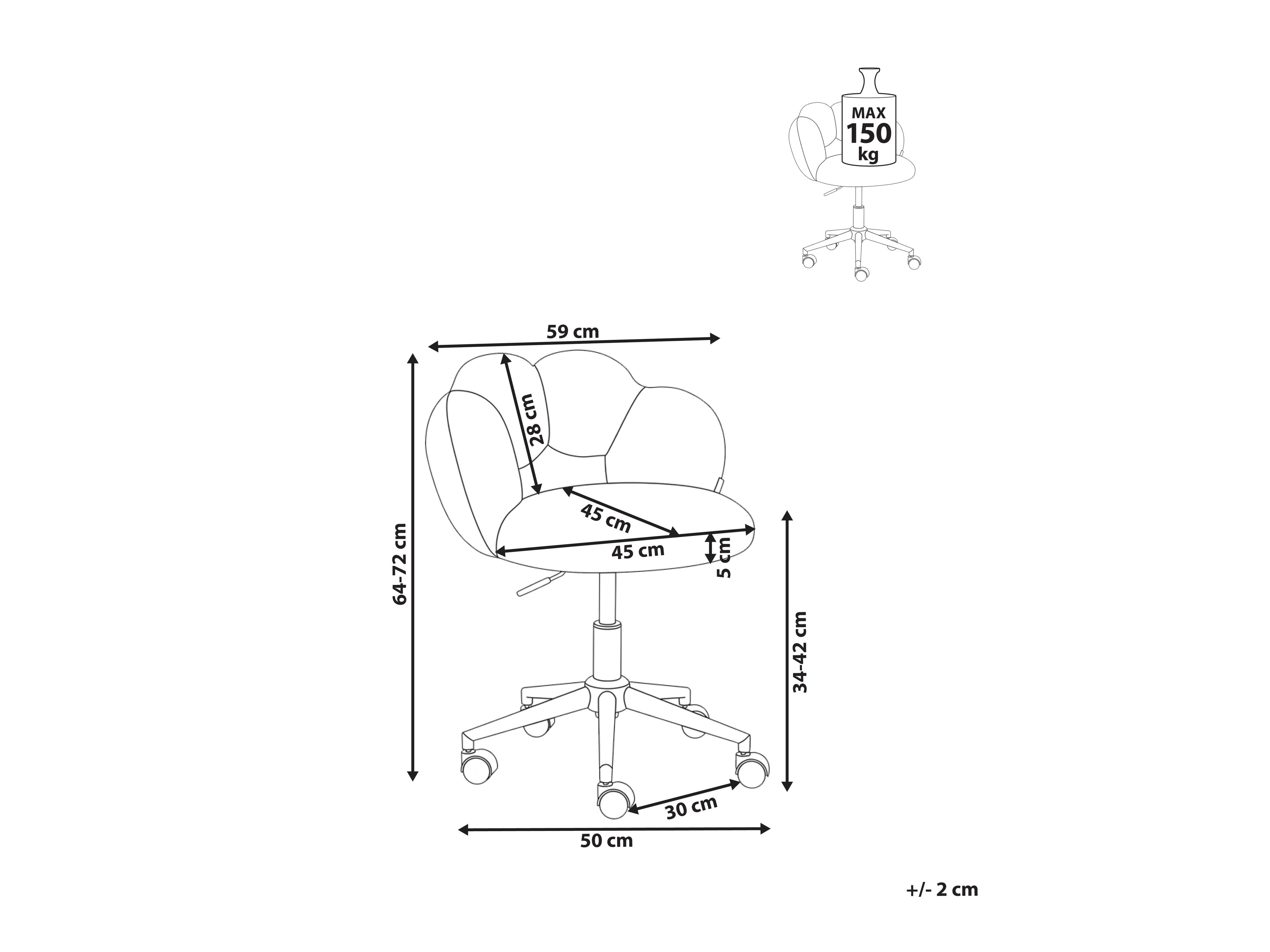 Biroja krēsls Berwyn 3313 (Bēšs)