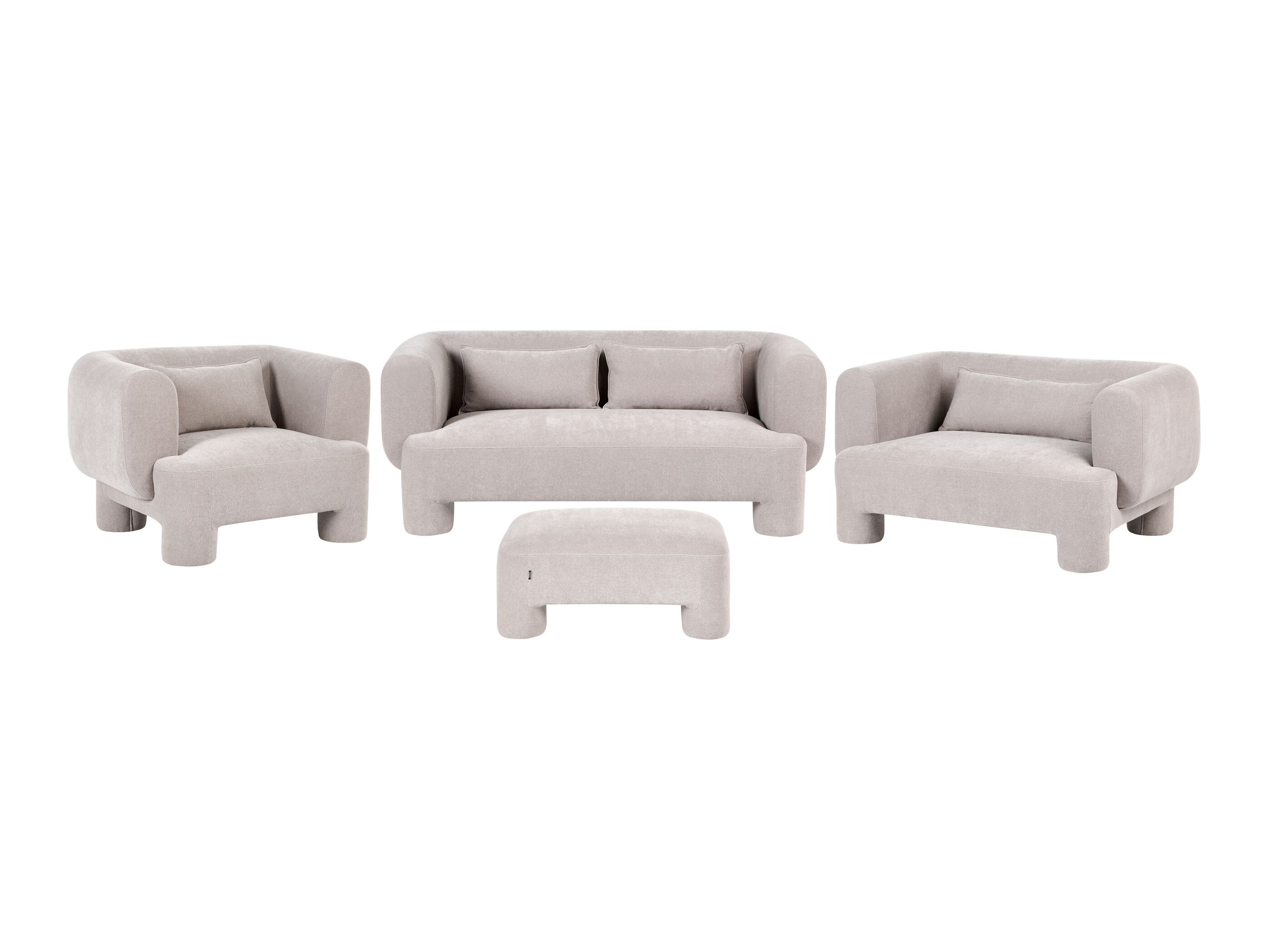 Mīksto mēbeļu komplekts Cavsali 105 (Bēšs)