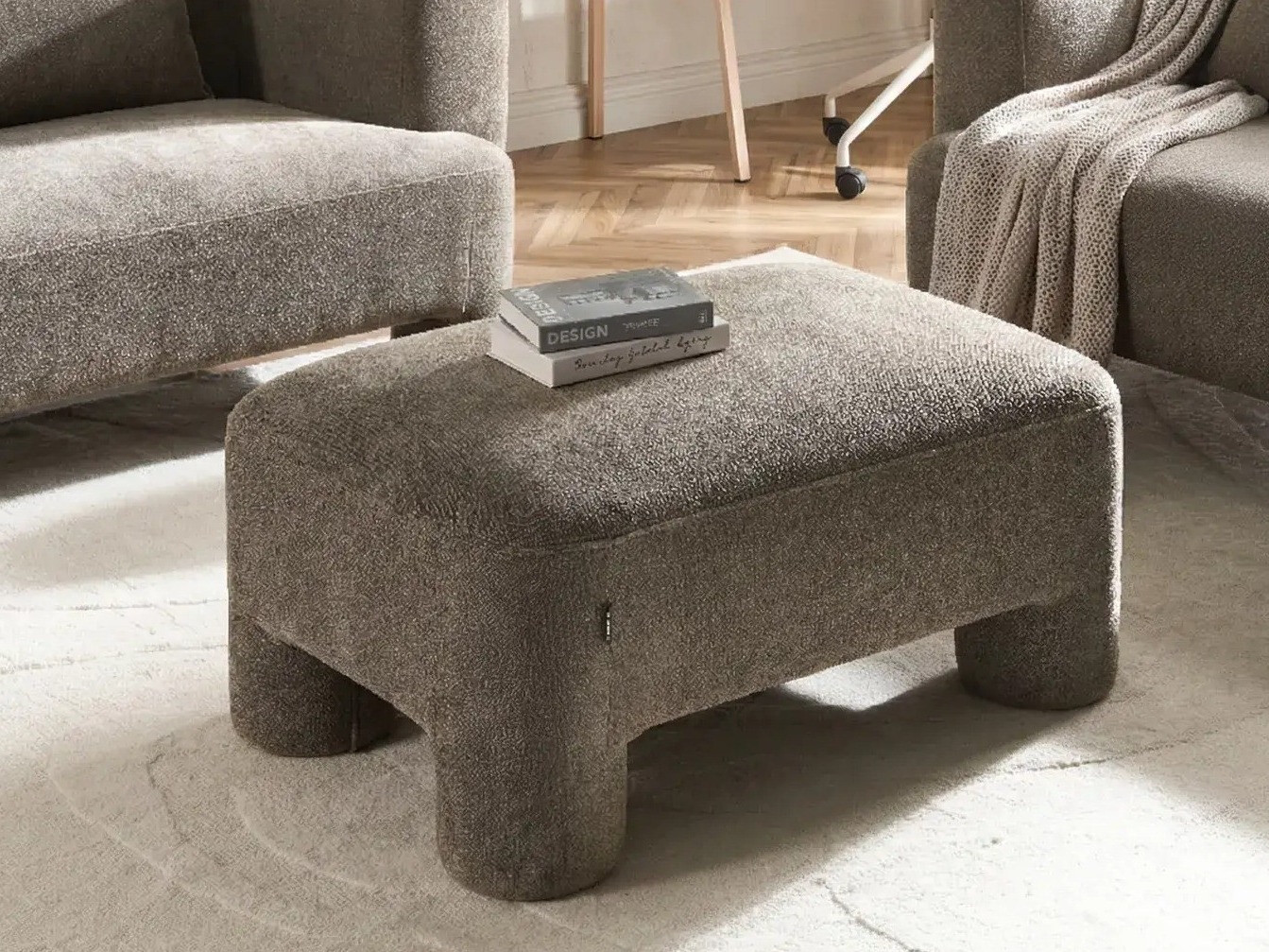 Pufs Cavsali 103 (Brūns)