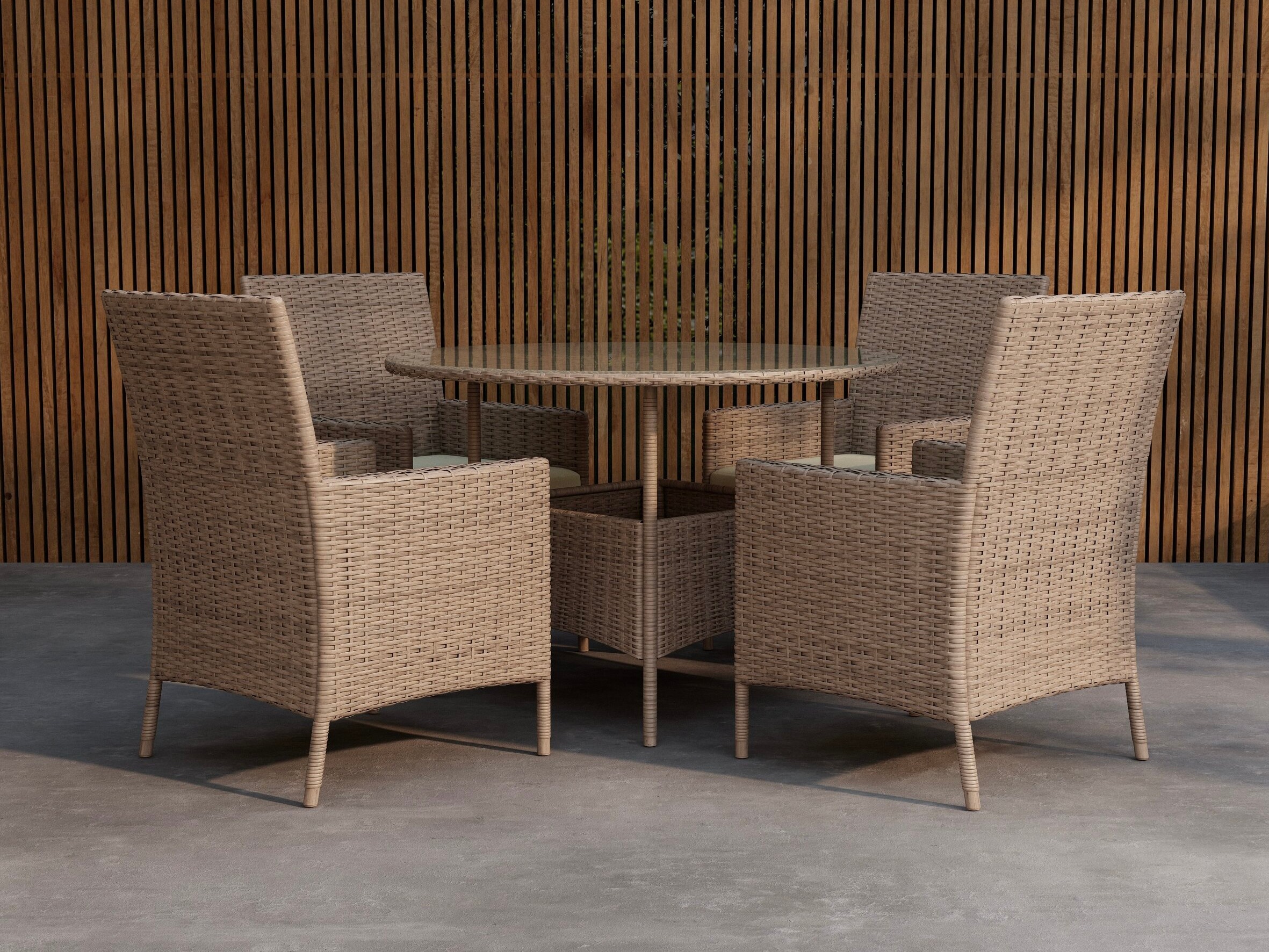 Galds un krēslu komplekts Dallas 5242