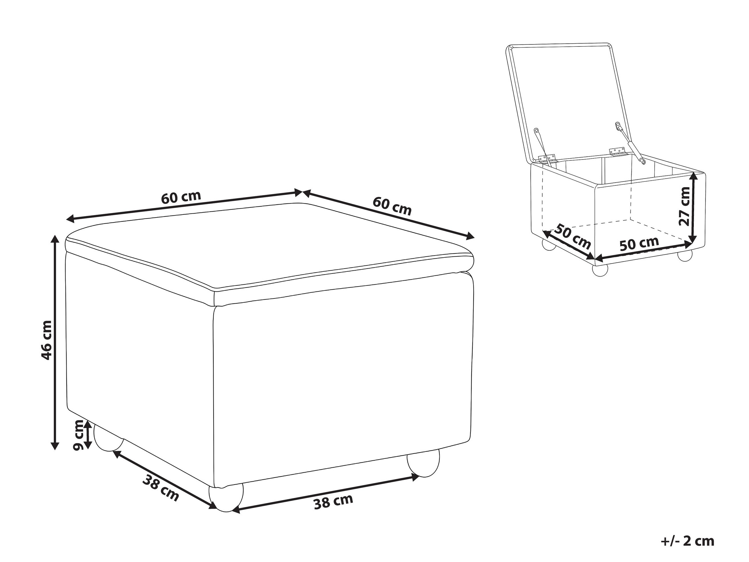 Pufs Berwyn 3316 (Bēšs)