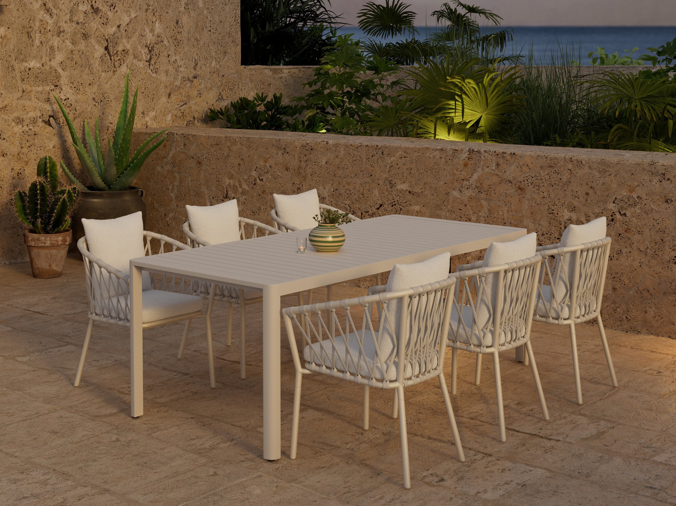 Galds un krēslu komplekts Dallas 5248