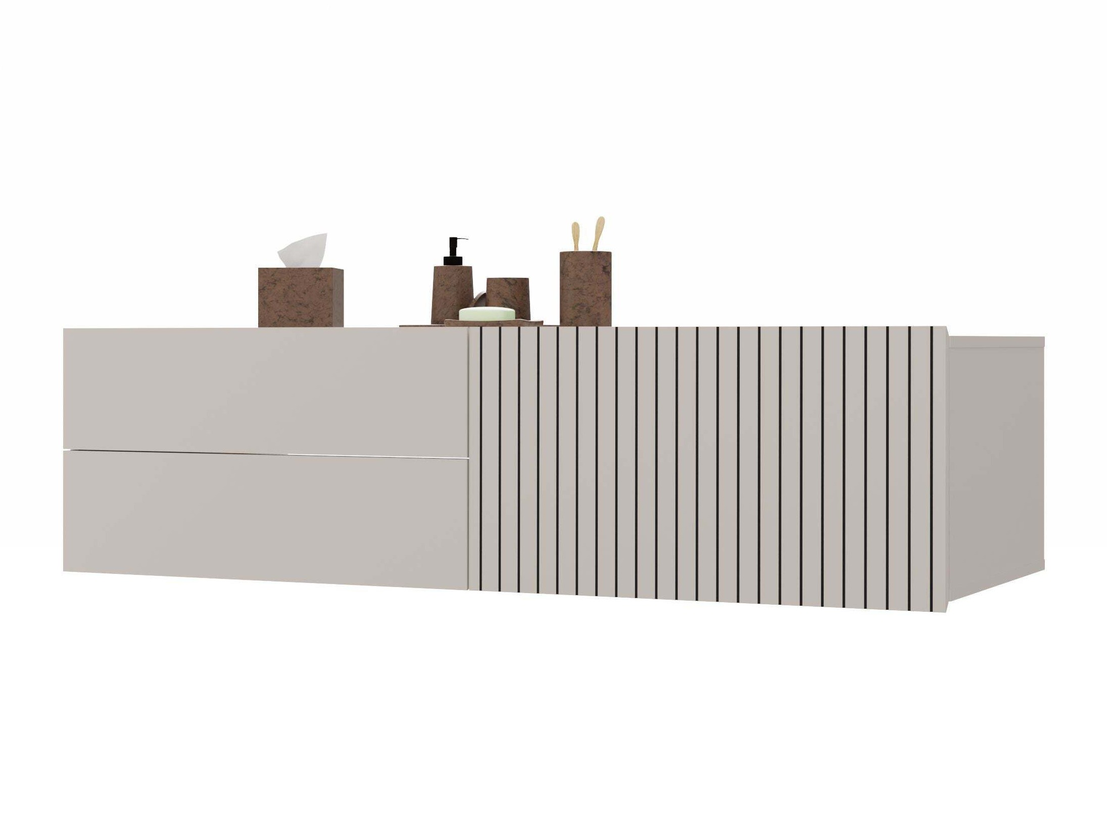 Piekarams vannas istabas skapītis izlietnei Mandeville 363 (Kašmirs)