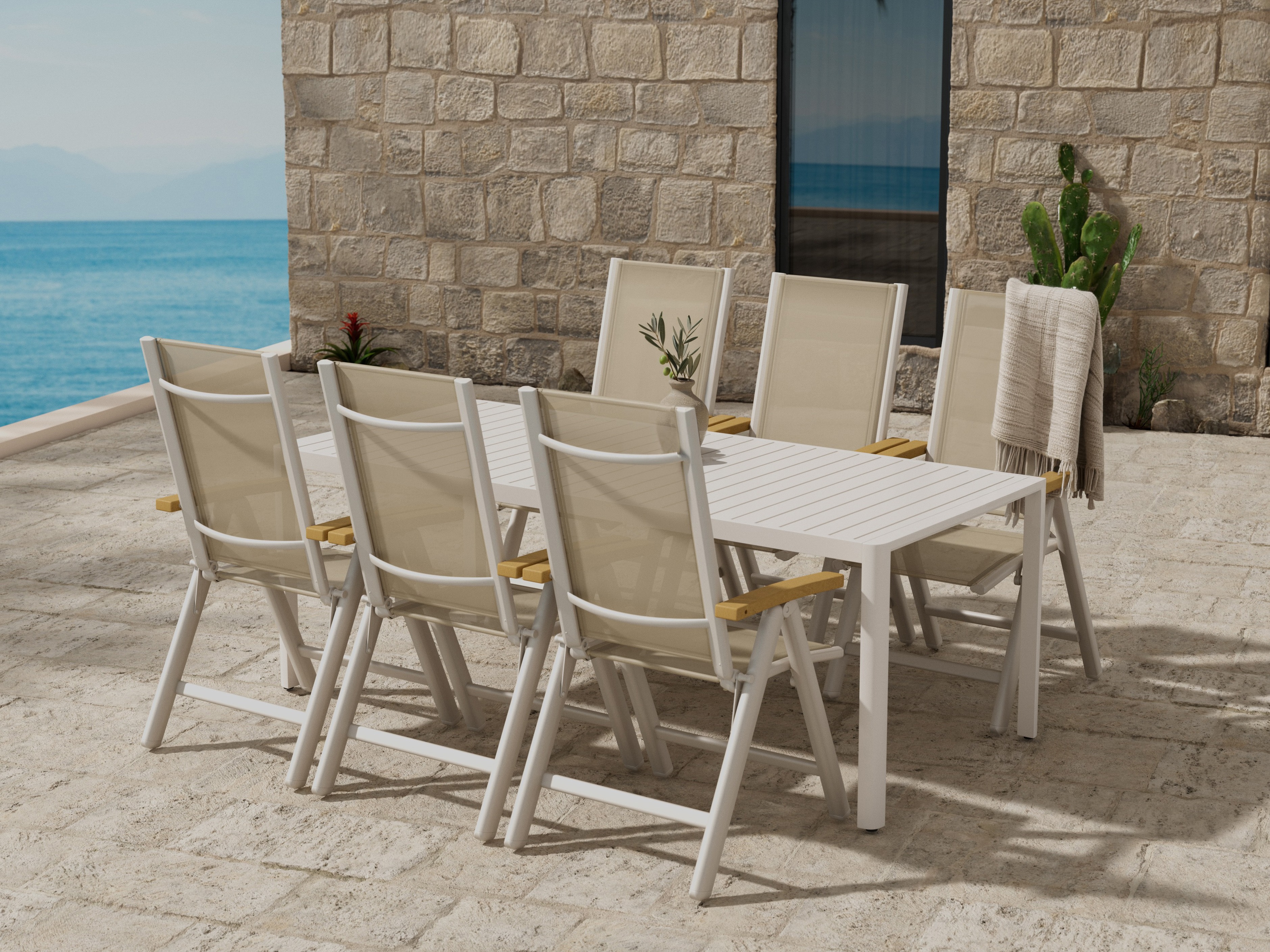 Galds un krēslu komplekts Dallas 5258