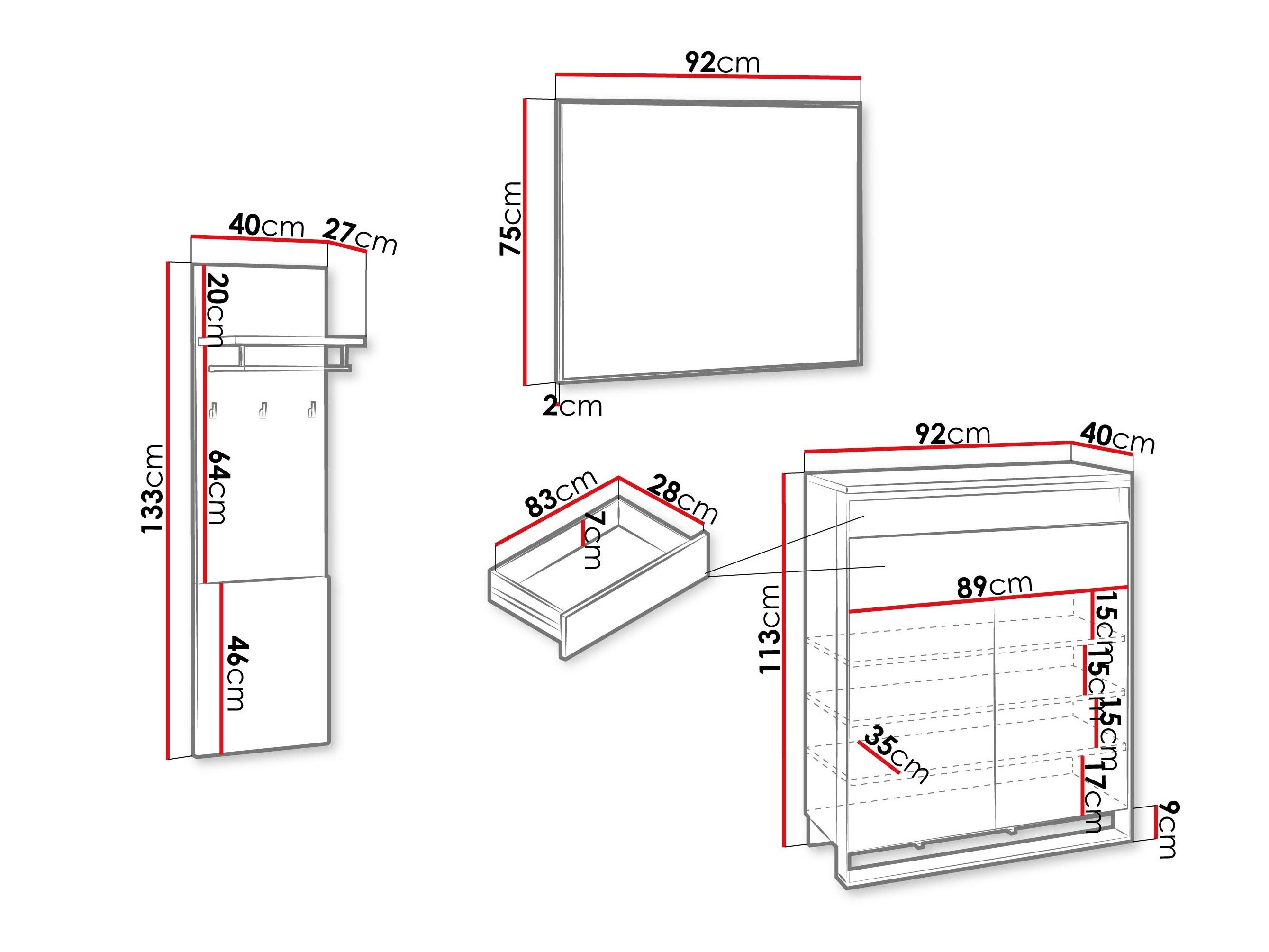 Priekšnama komplekts Luliru 151