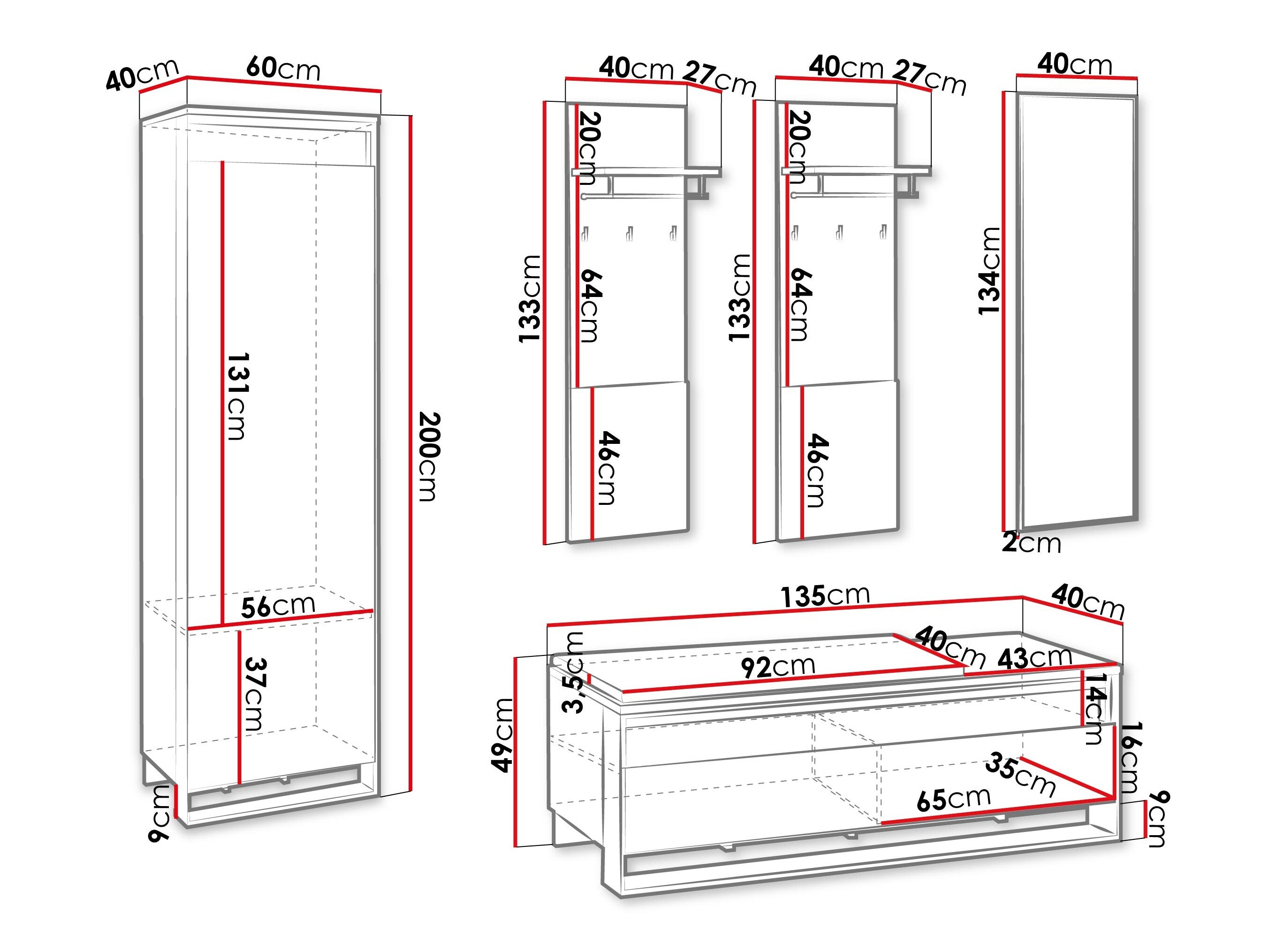 Priekšnama komplekts Luliru 152