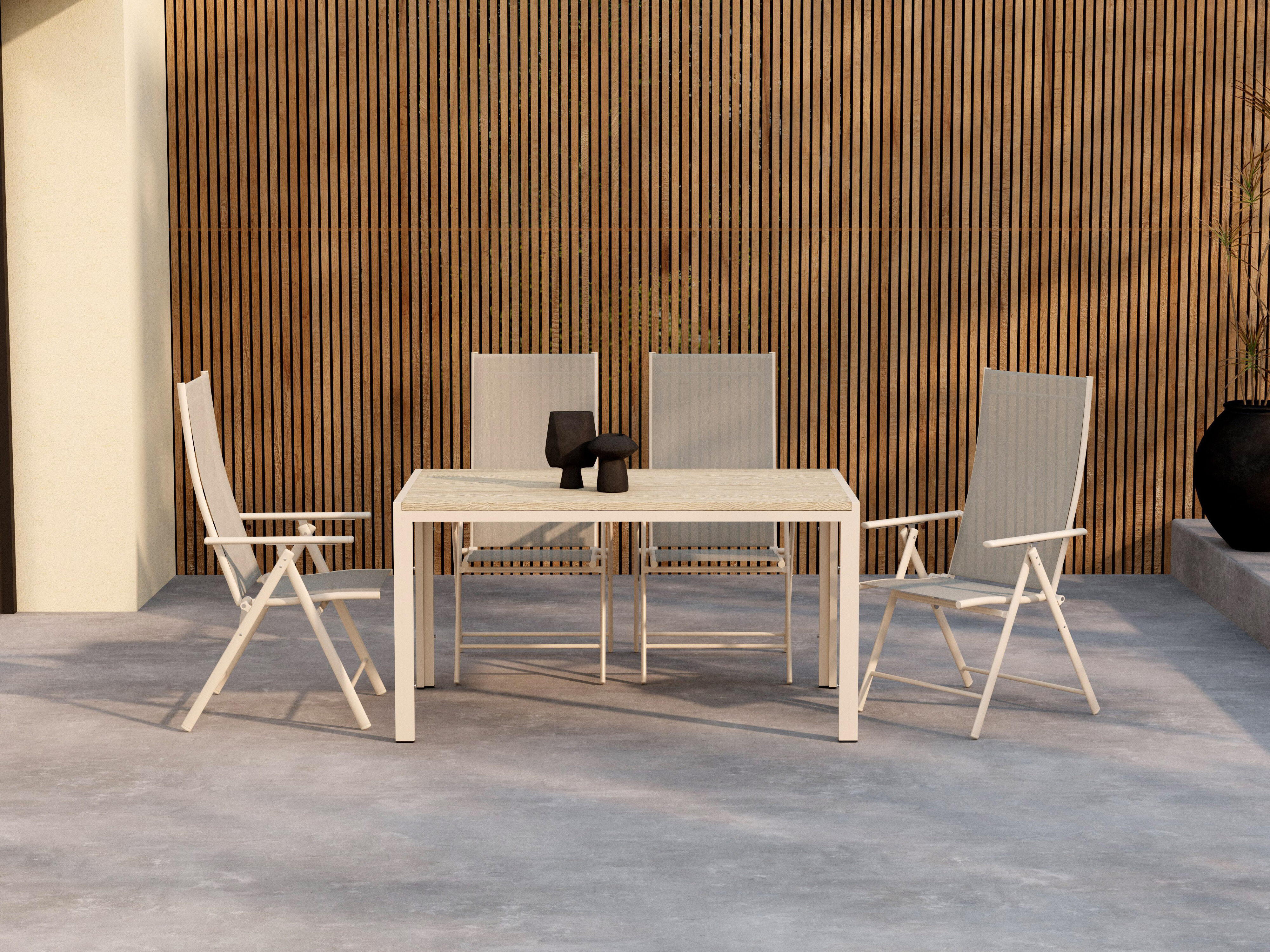 Galds un krēslu komplekts Dallas 5261 (Bēšs)