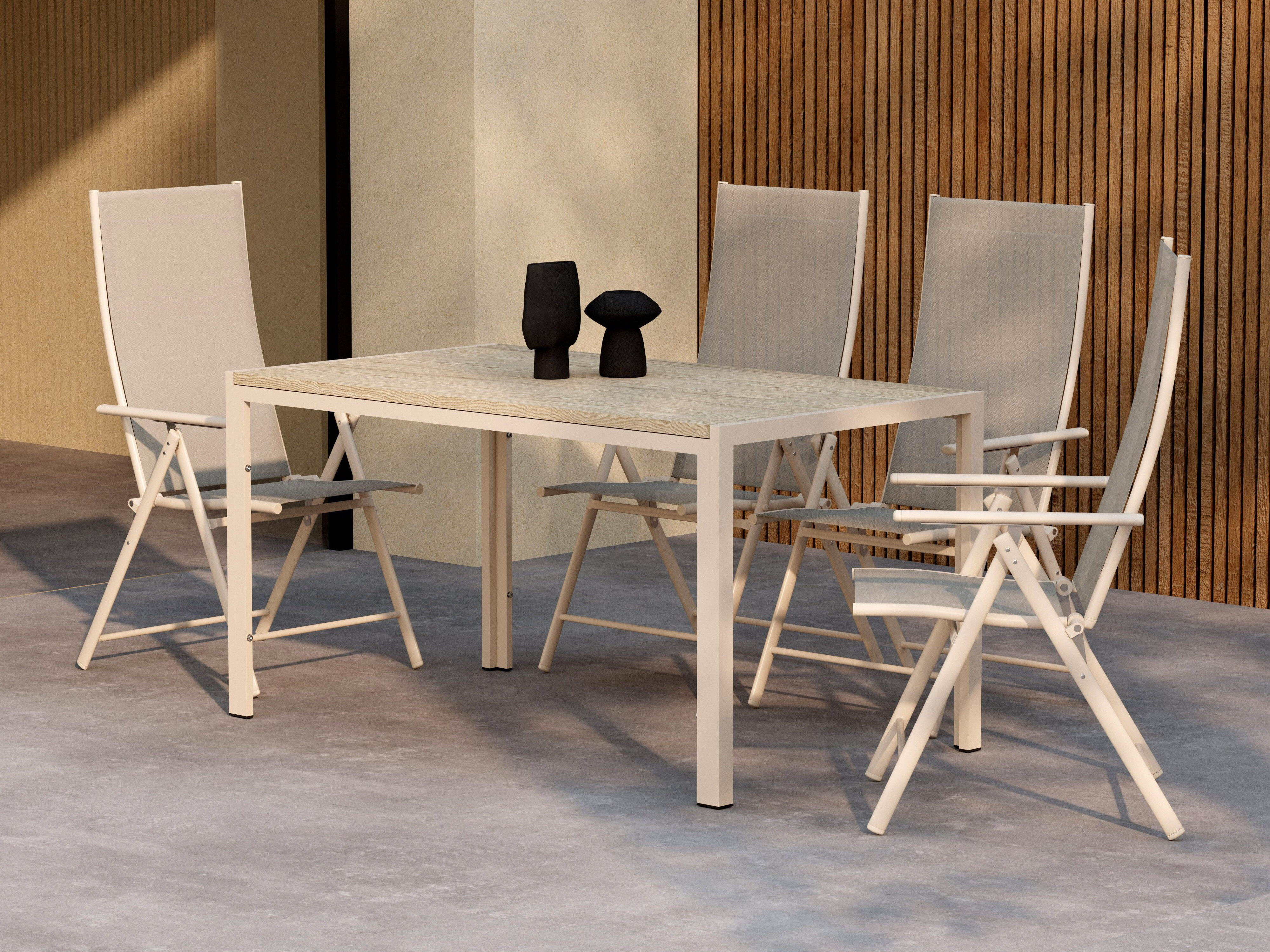 Galds un krēslu komplekts Dallas 5261 (Bēšs)