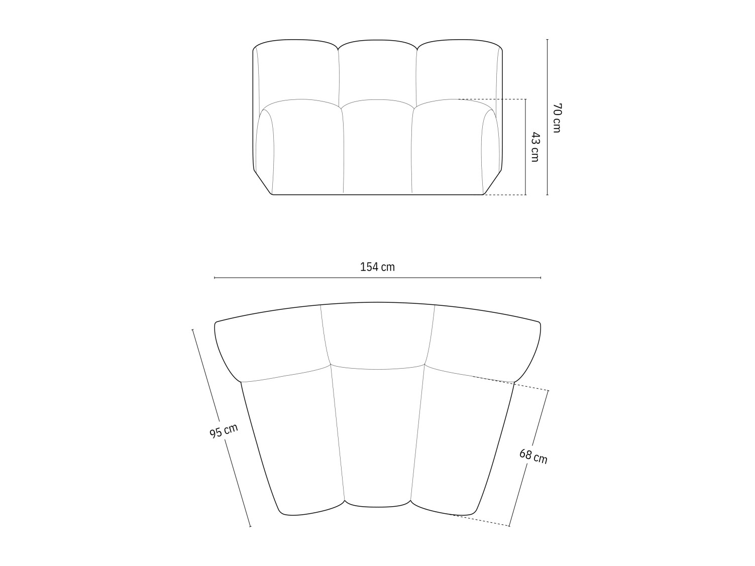 Moduļu krēsls Cirleve 114 (Salvador 1)