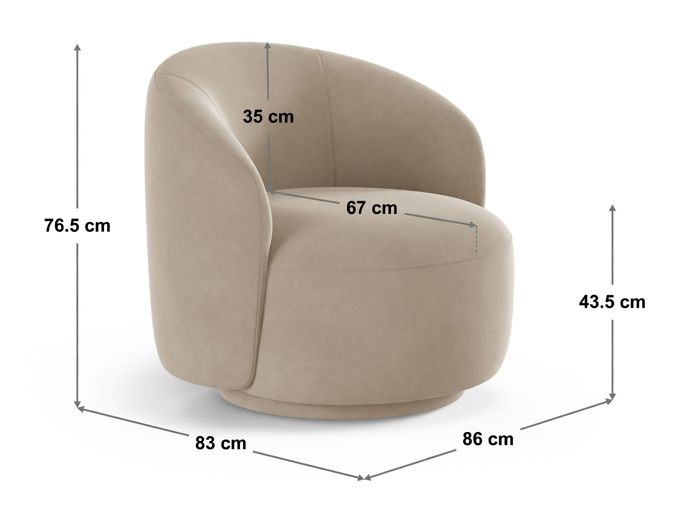 Krēsls Beckley 355 (Coral 15)