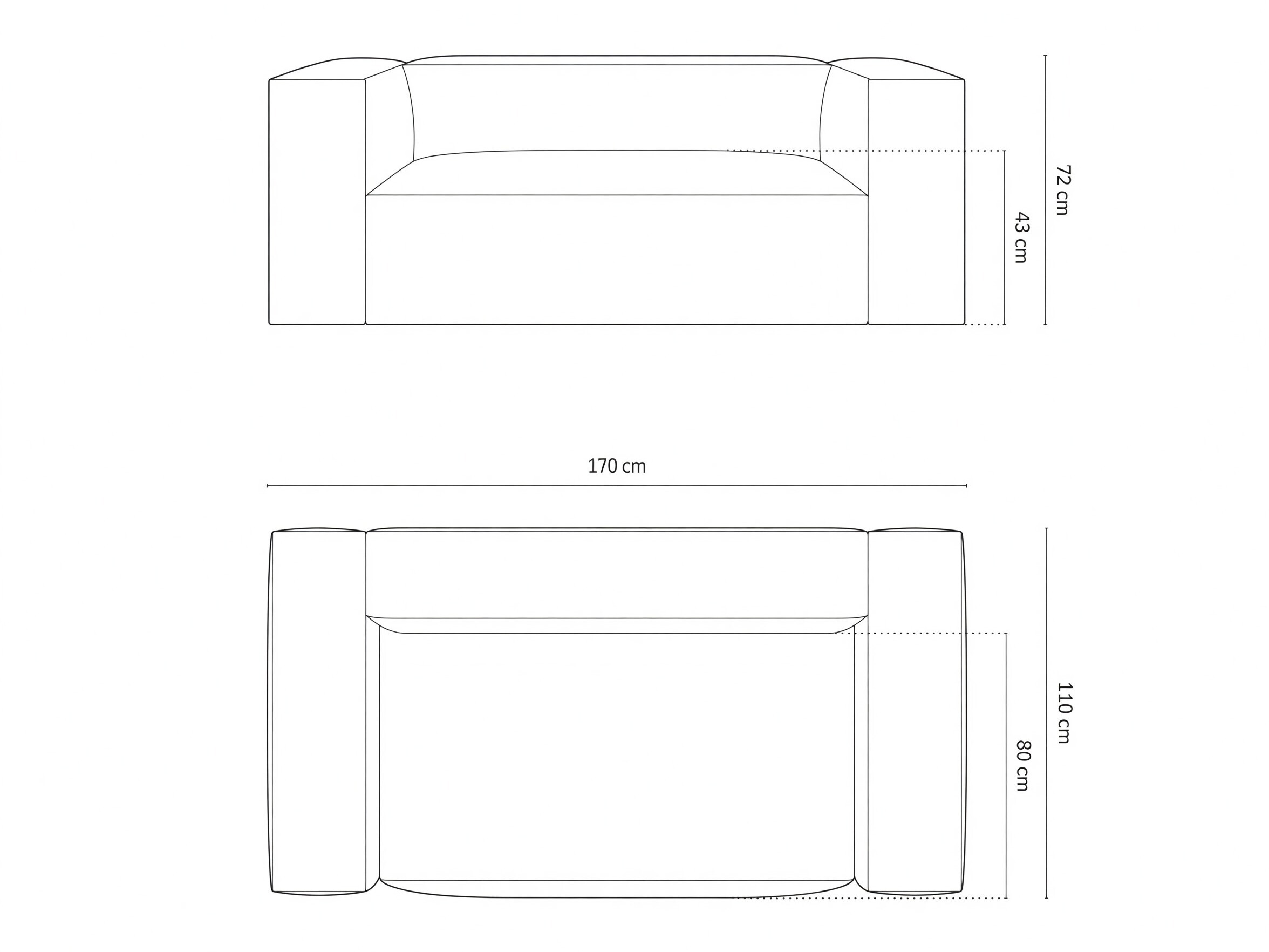 Dīvāns Beckley F100 (Paris Cream)