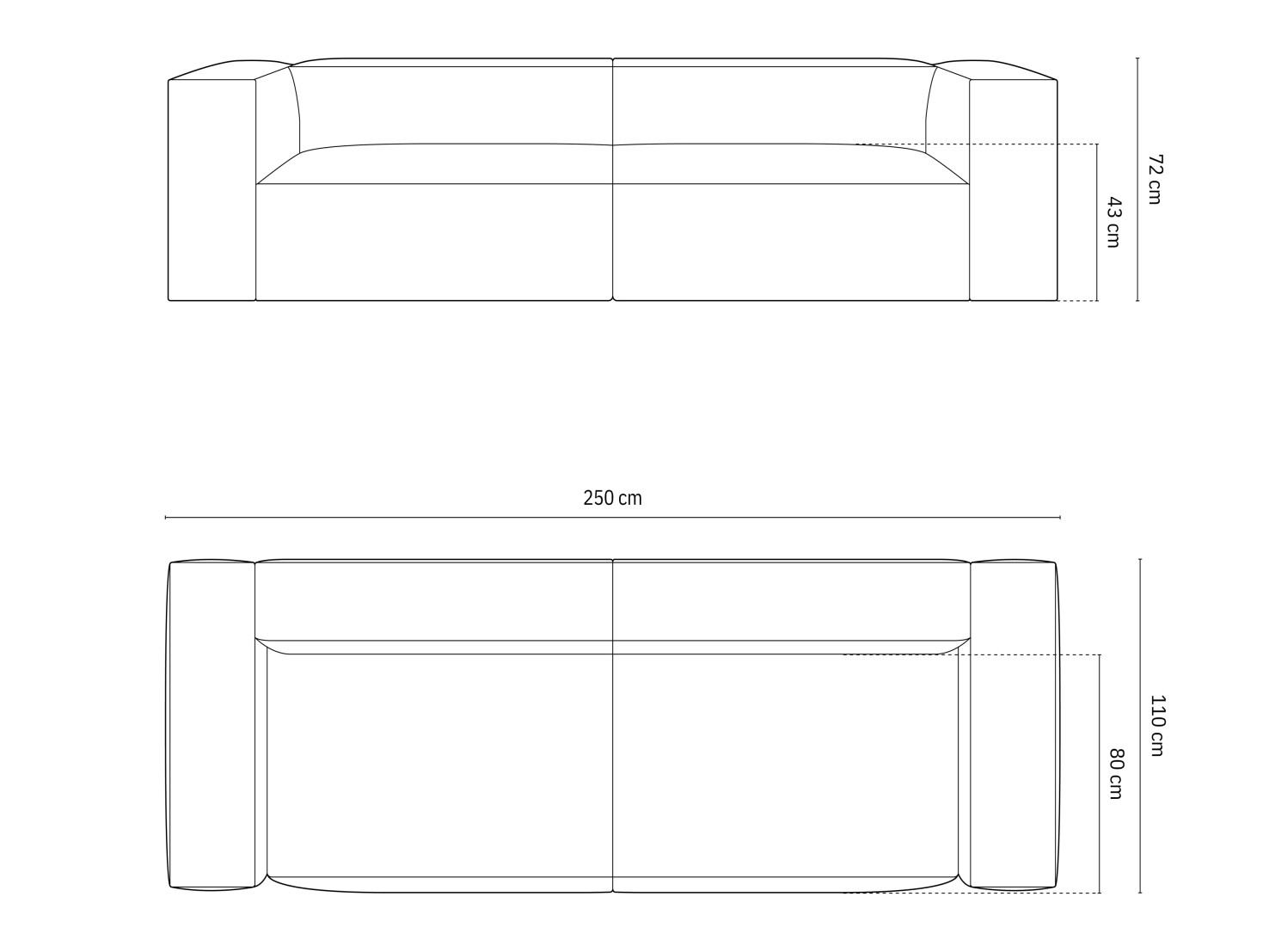 Dīvāns Beckley F102 (Paris Cream)