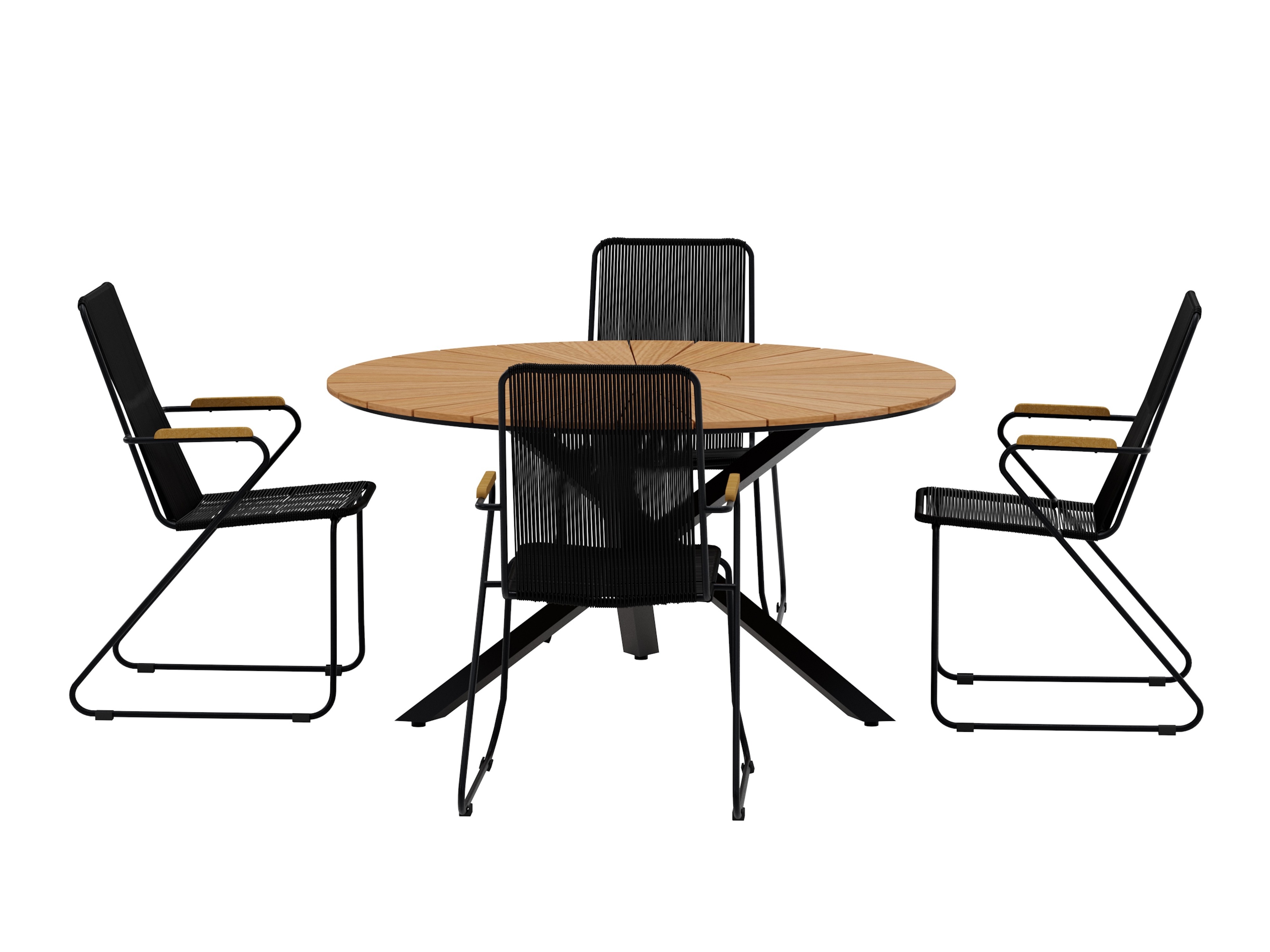 Galds un krēslu komplekts Dallas 5272