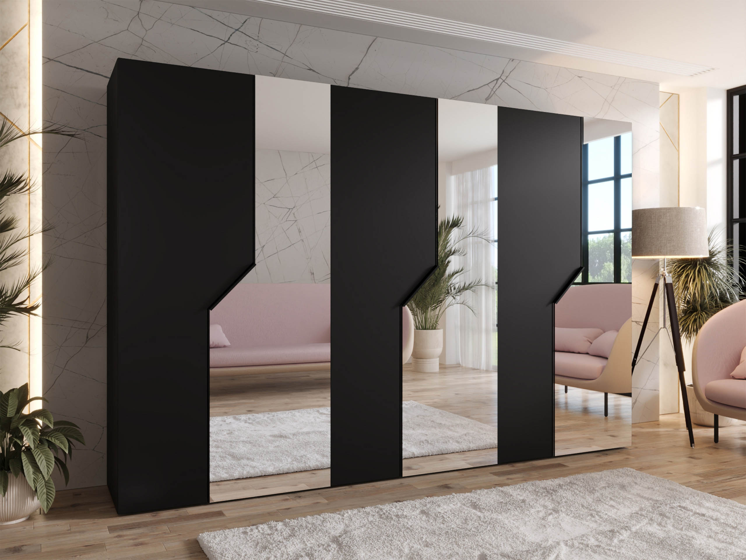 Skapis Hartford 599 (Melns)