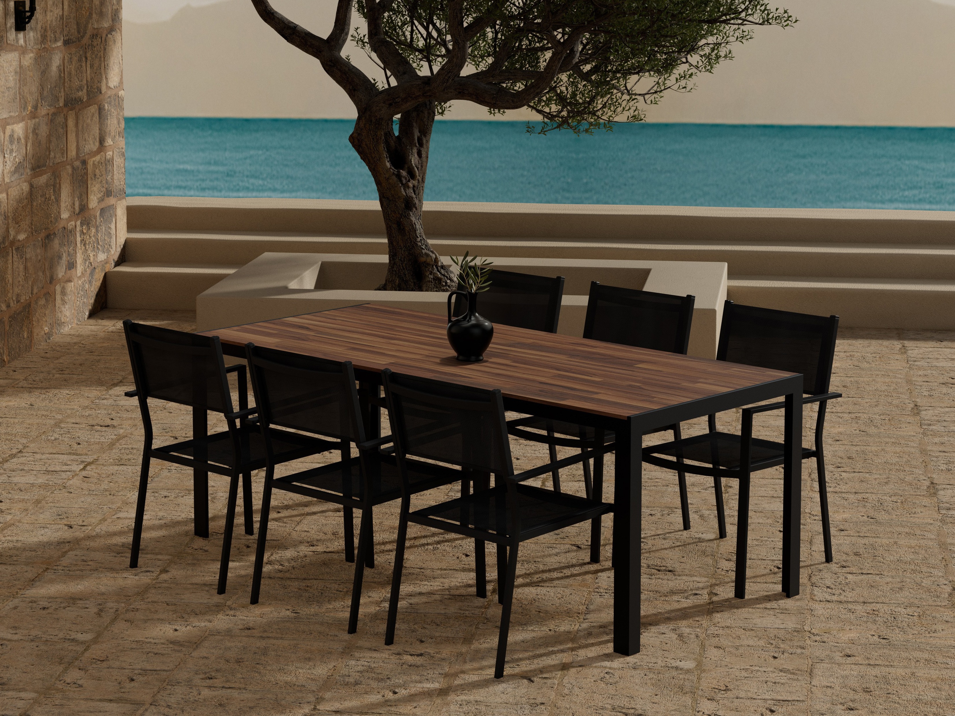 Galds un krēslu komplekts Dallas 5274