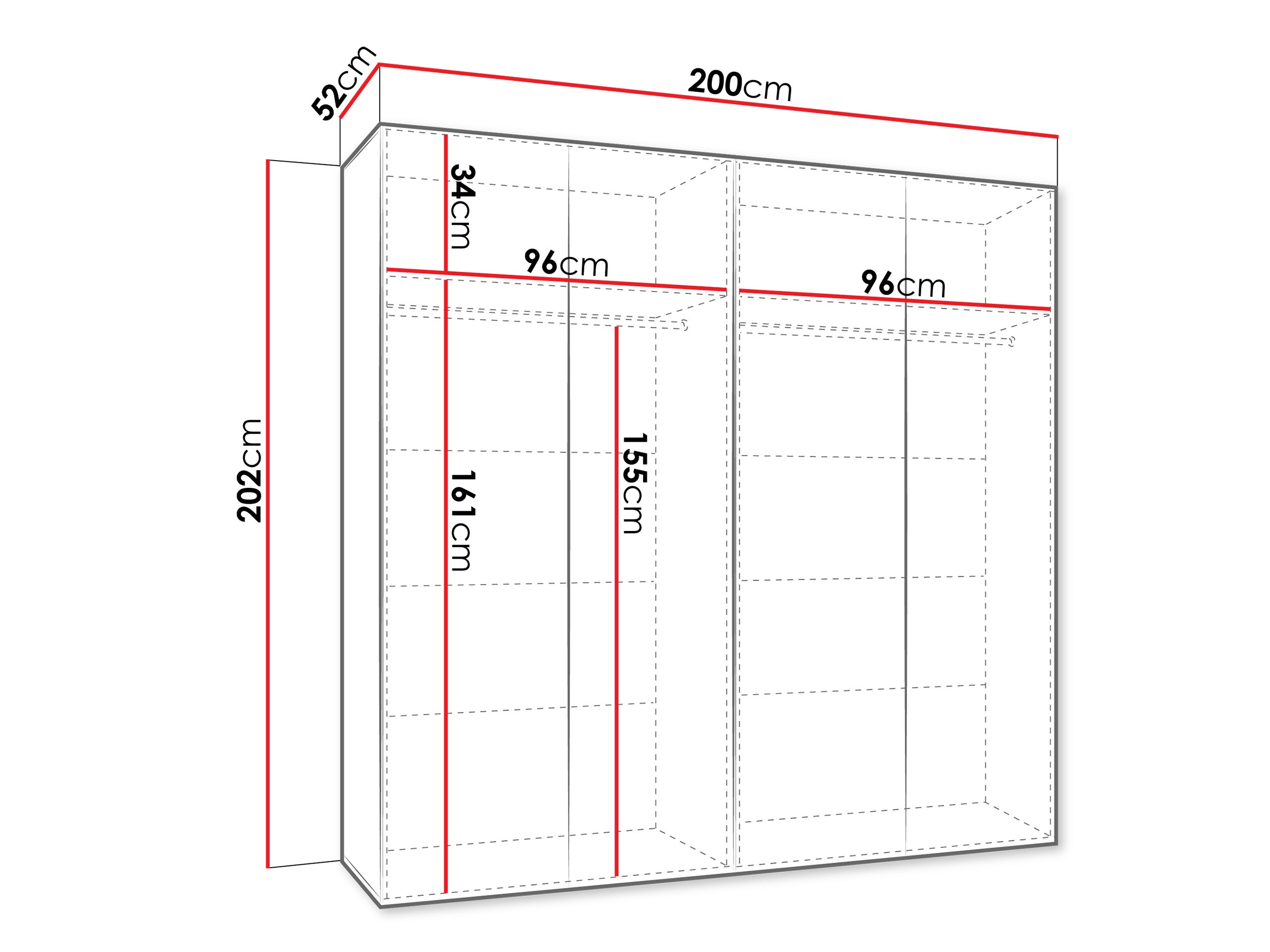 Skapis Hartford 601 (Balts)