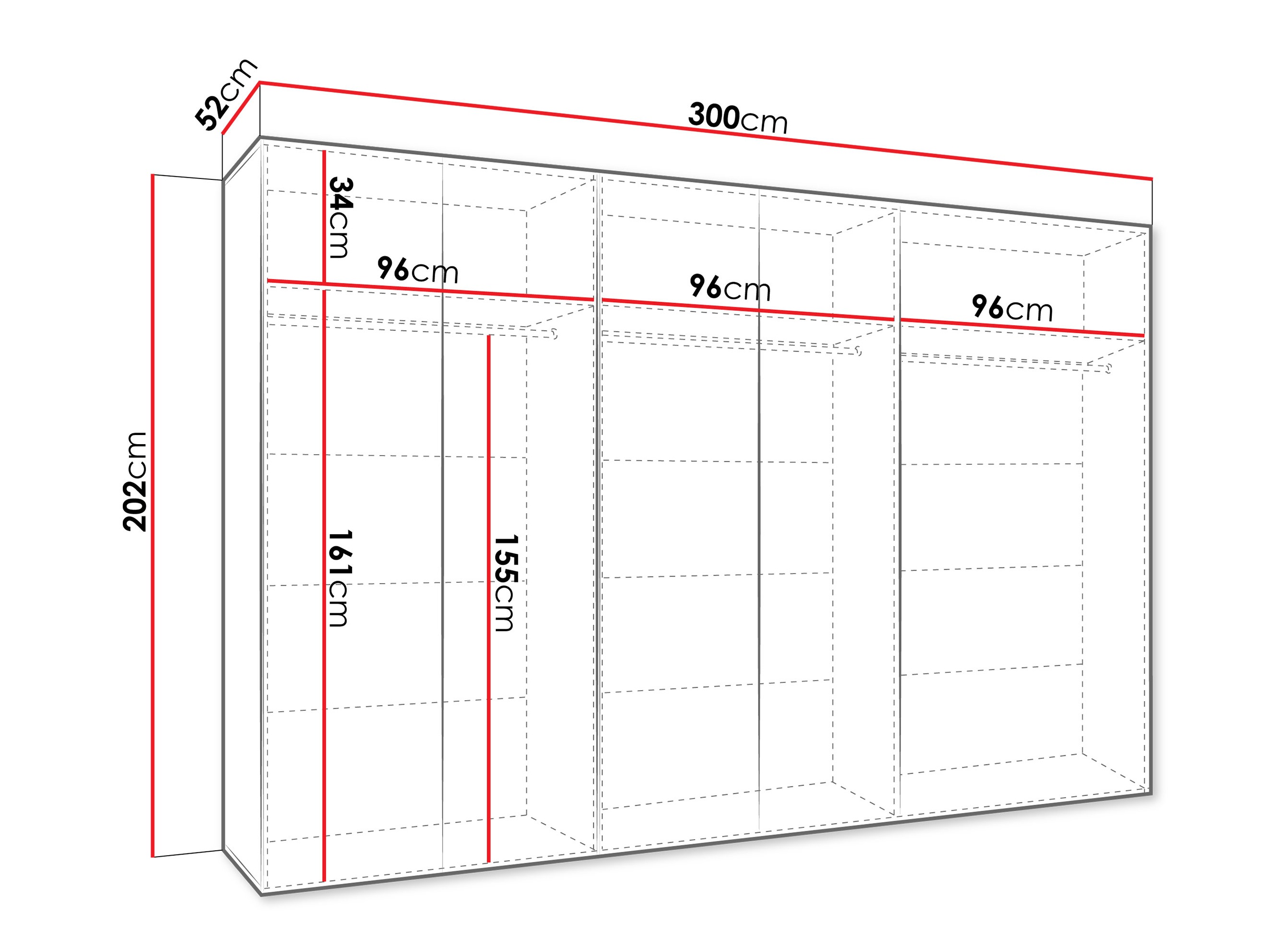 Skapis Hartford 602 (Balts)