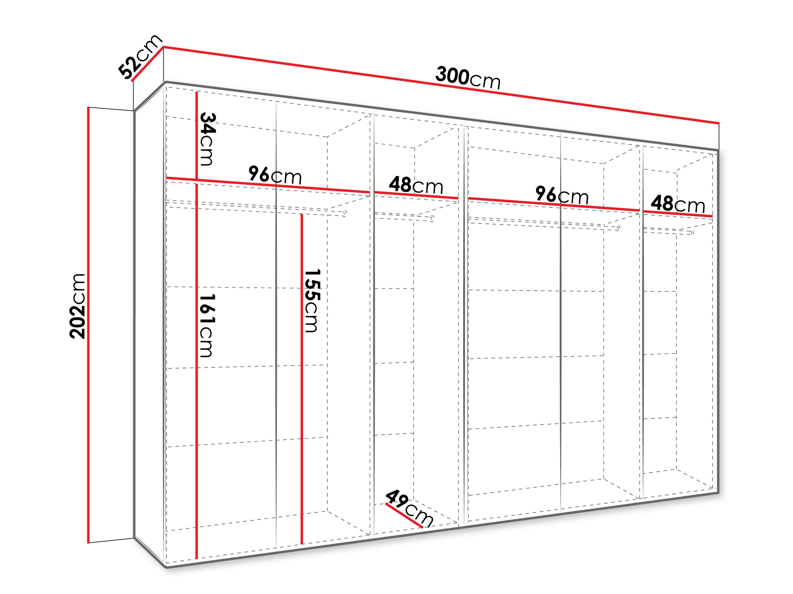 Skapis Hartford 607 (Balts)