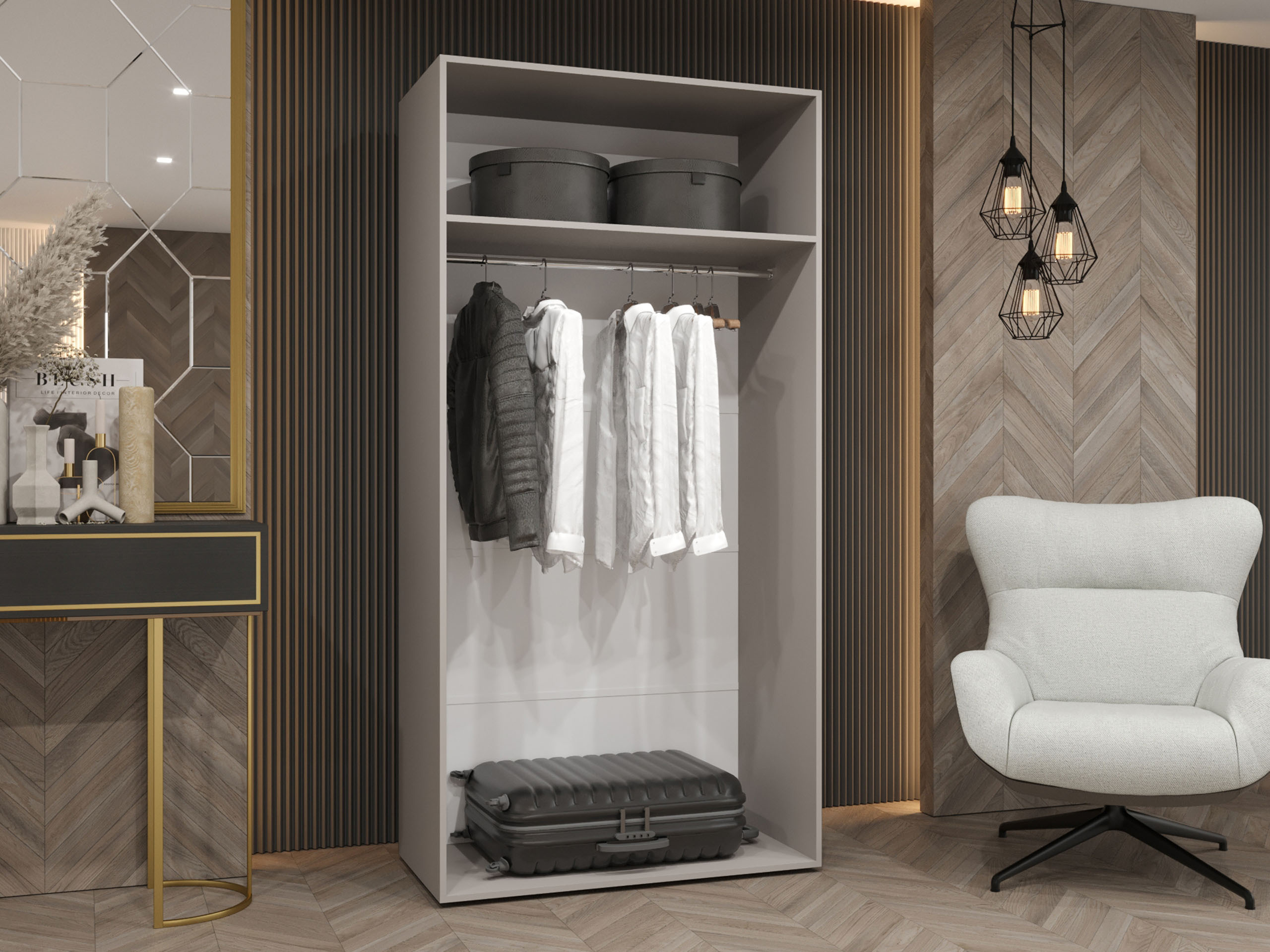 Skapis Hartford 608 (Balts)