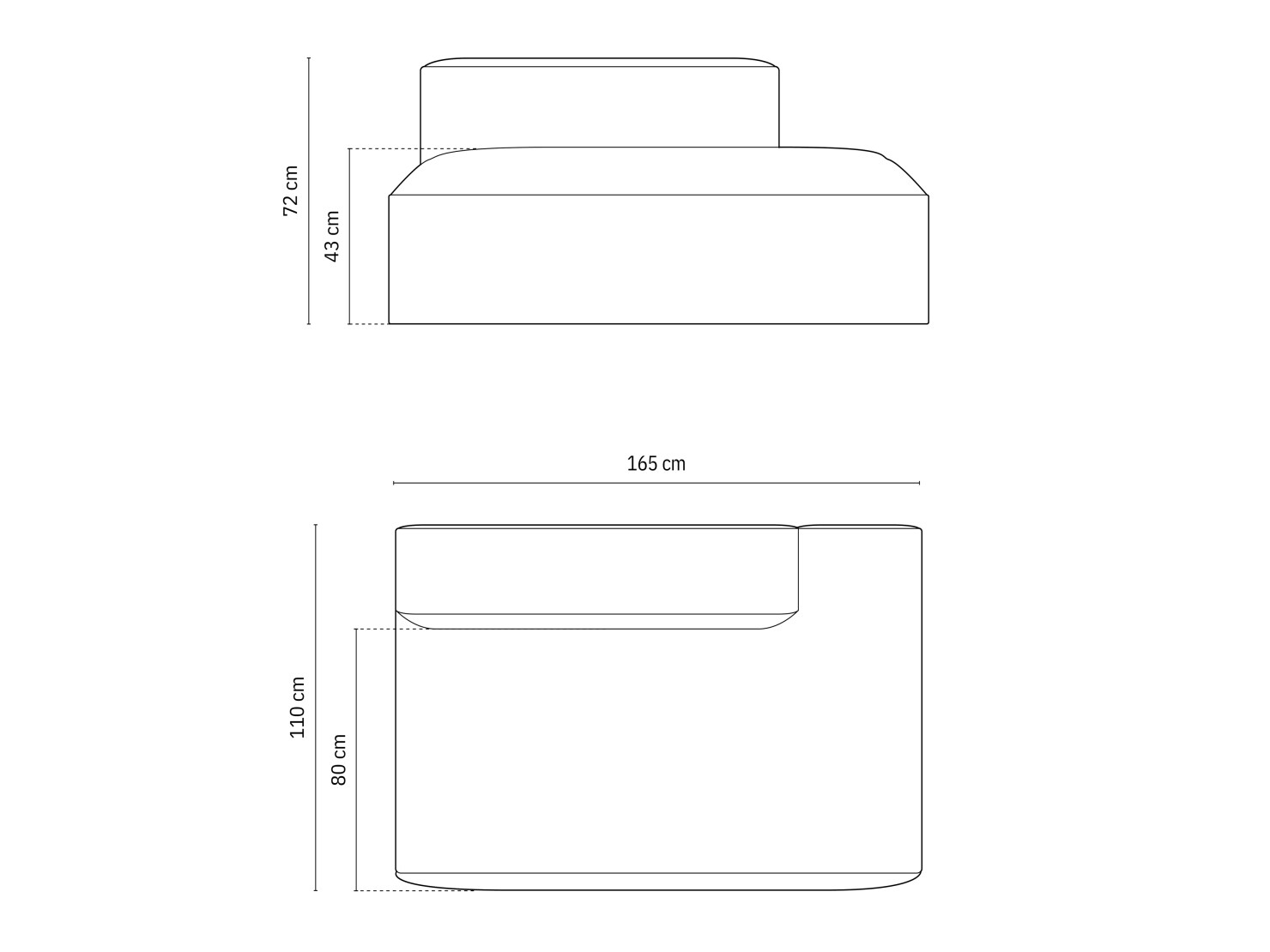 Kušete Beckley F104 (Paris Cream)