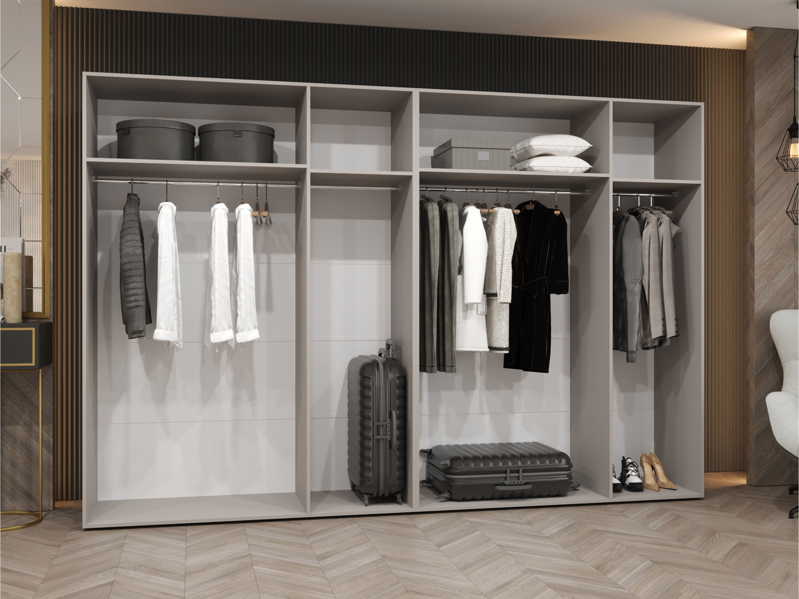 Skapis Hartford 617 (Melns)