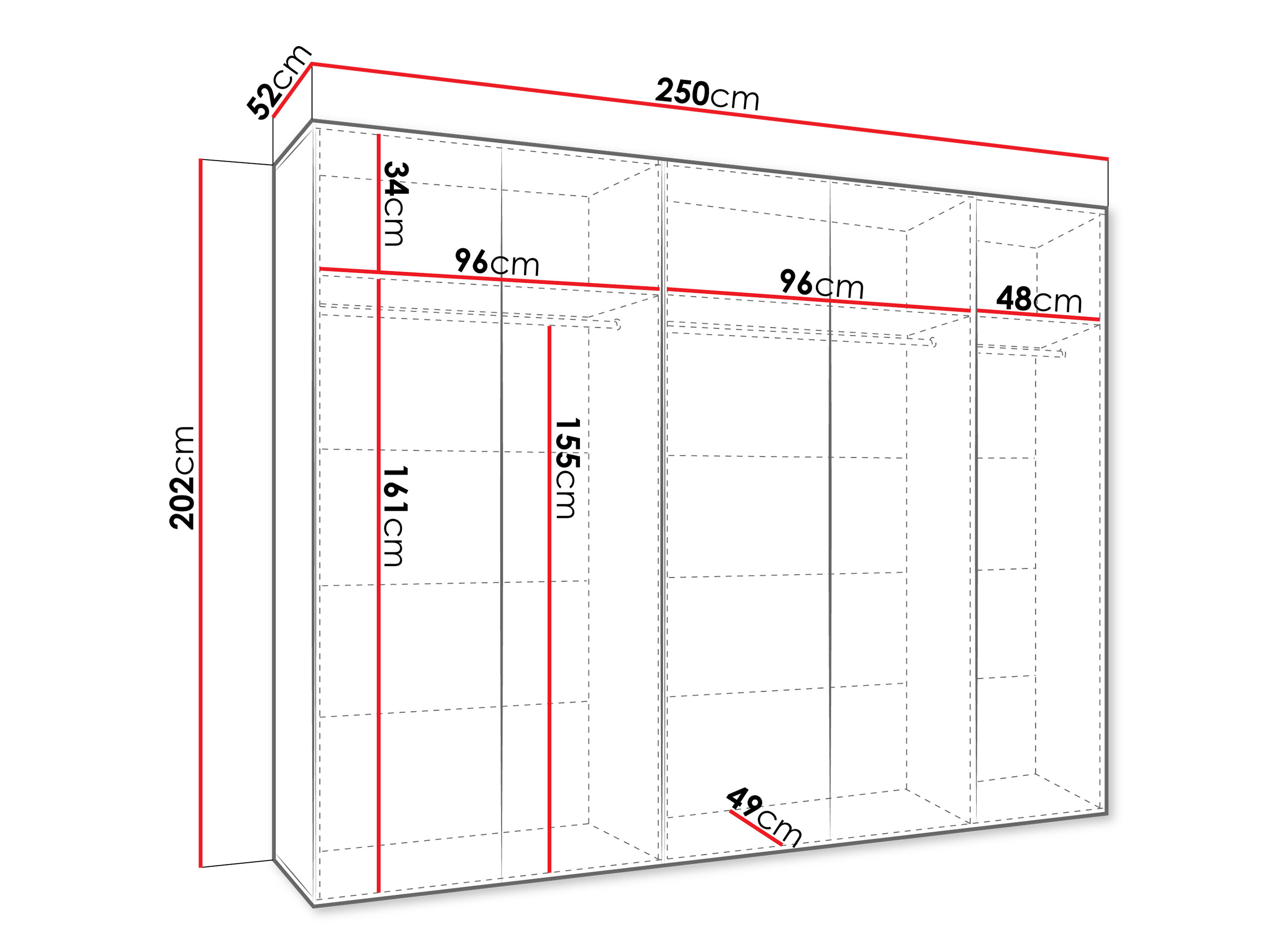 Skapis Hartford 626 (Balts)