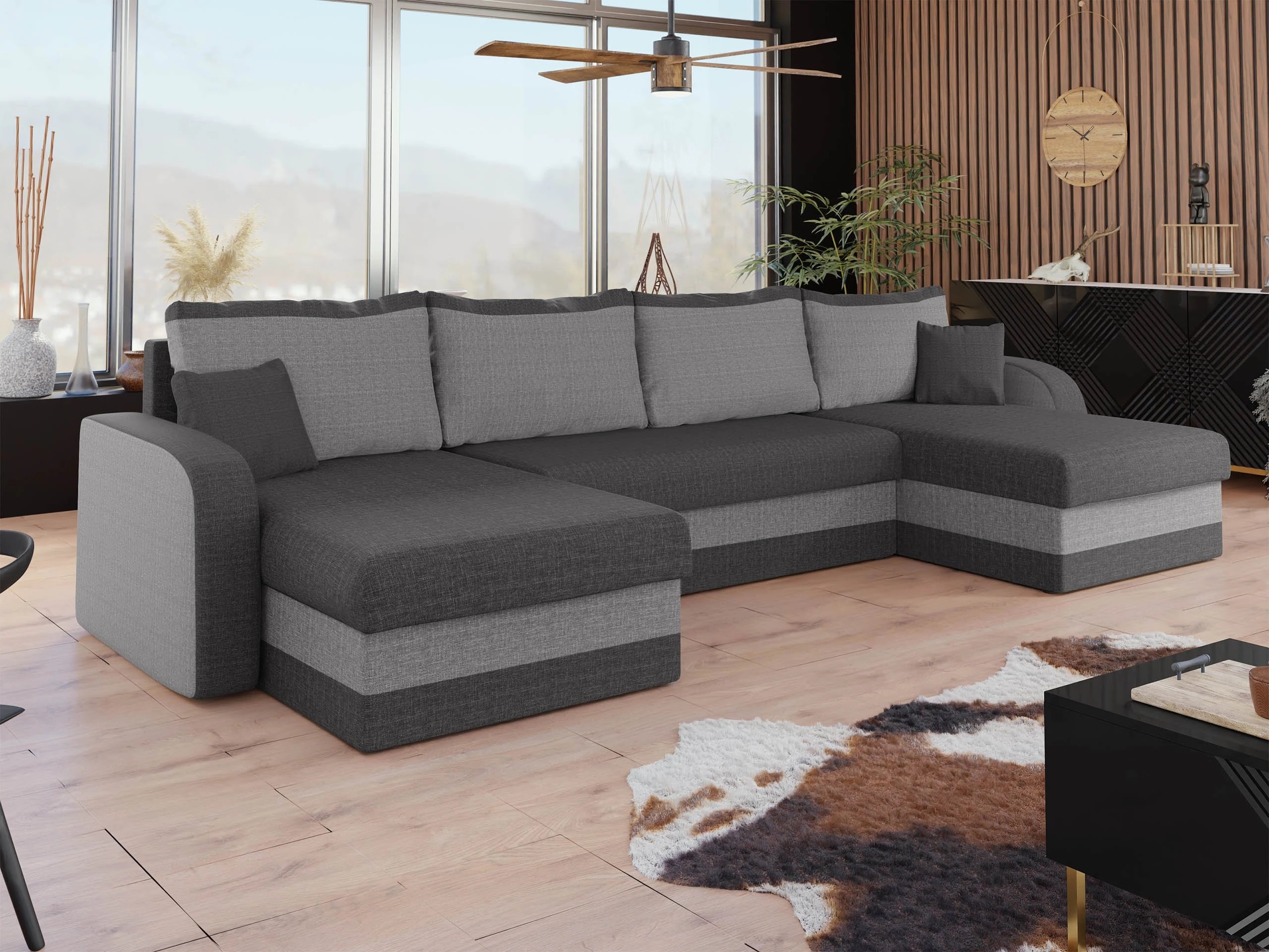Stūra dīvāns Comfivo Melissa III (Lux 06 + Lux 05)