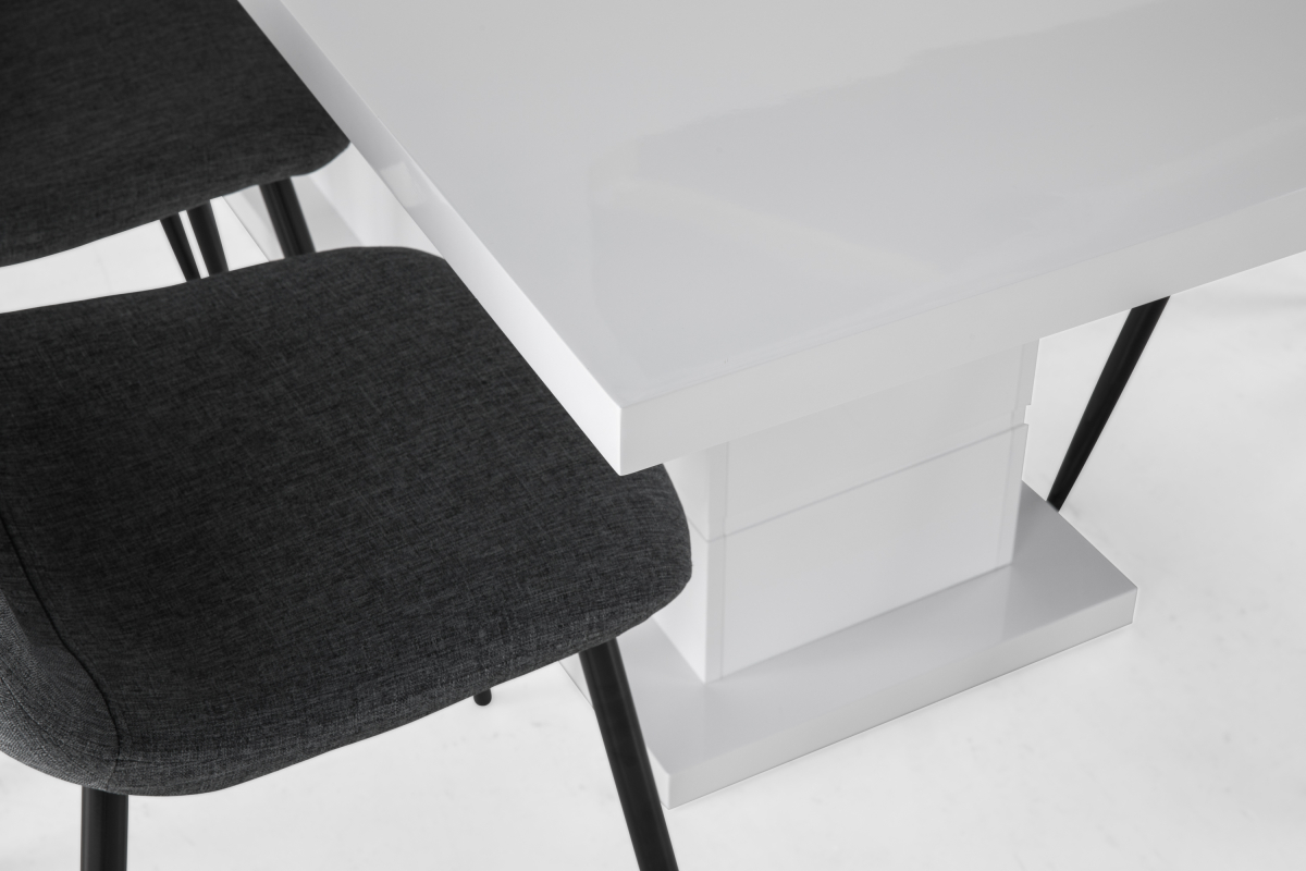 Ēdamistabas komplekts Scandinavian Choice 624 (Pelēks + Melns)