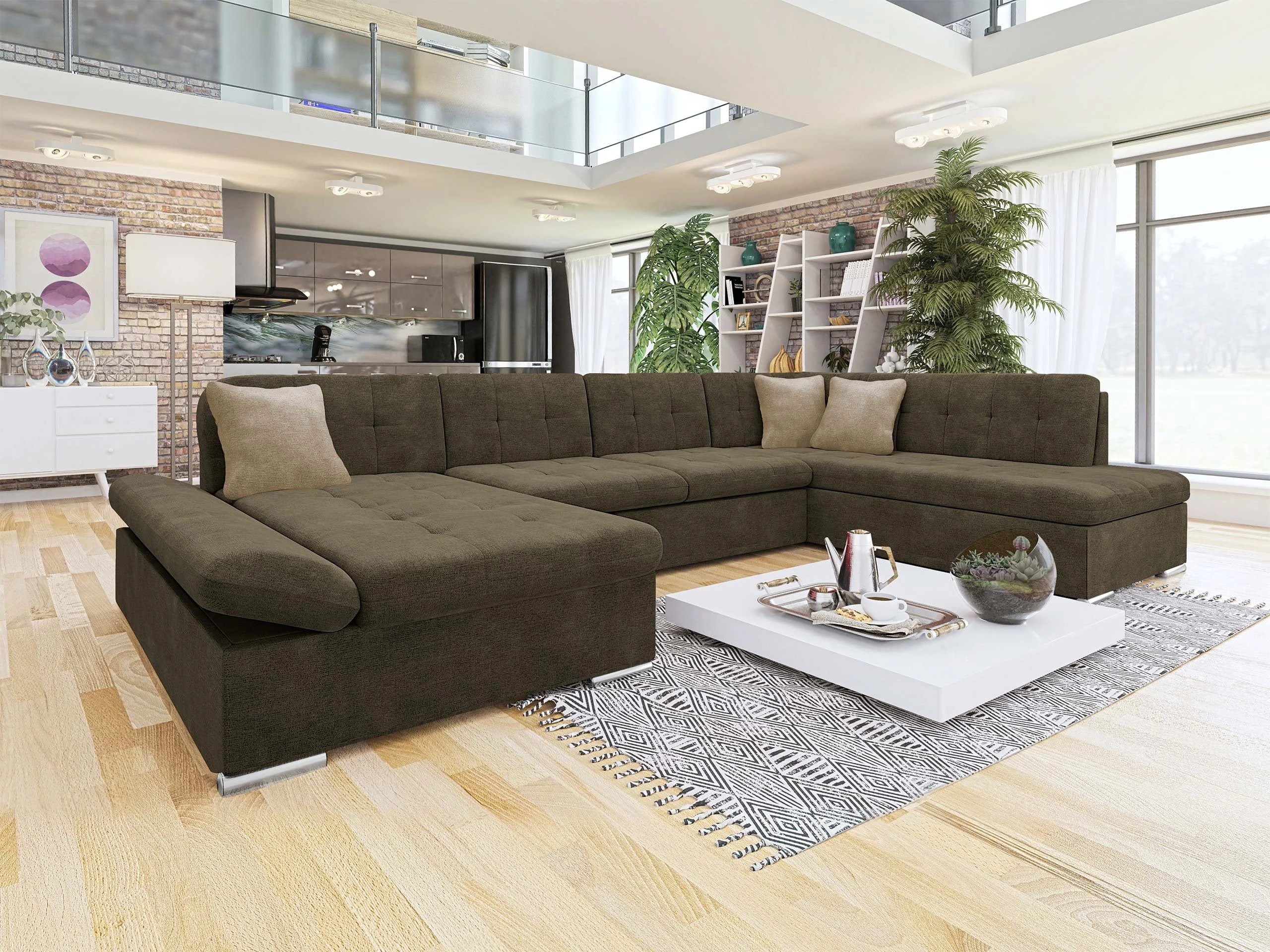 Stūra dīvāns Comfivo Tilia I (Wave 09 + Wave 02)