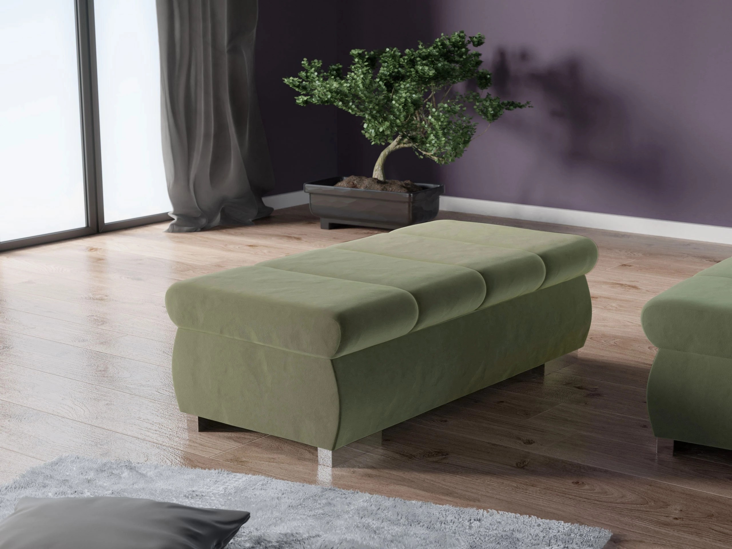 Mīkstais sols Comfivo Olivetum I (Magic Velvet 2243)