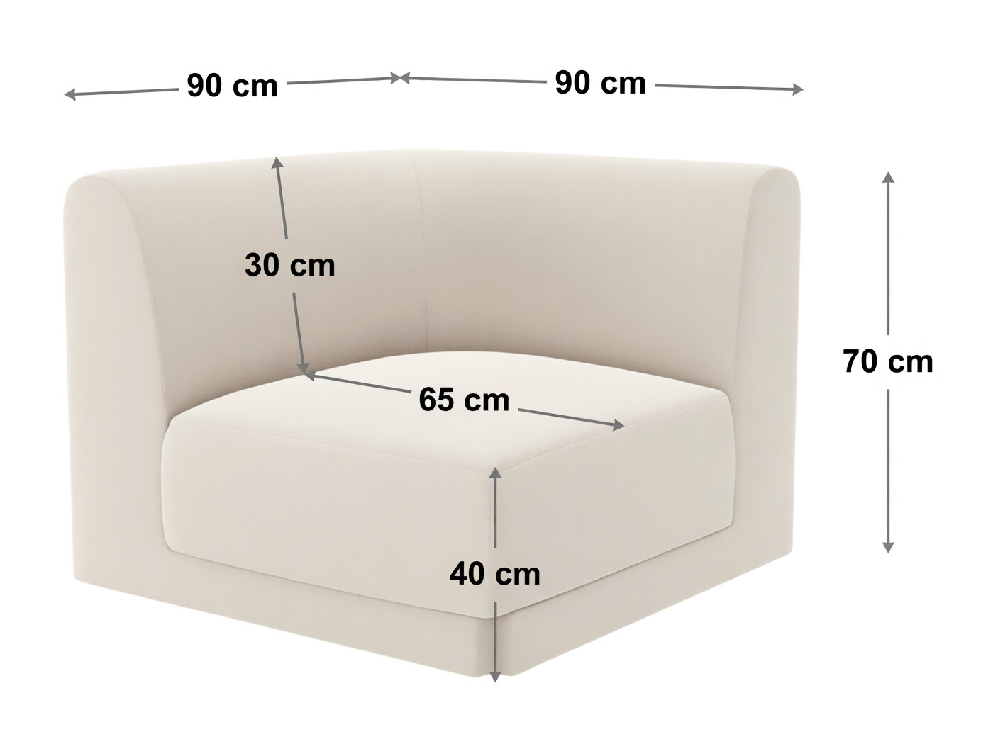Moduļu krēsls Tivlomi 103 (Eden 03)