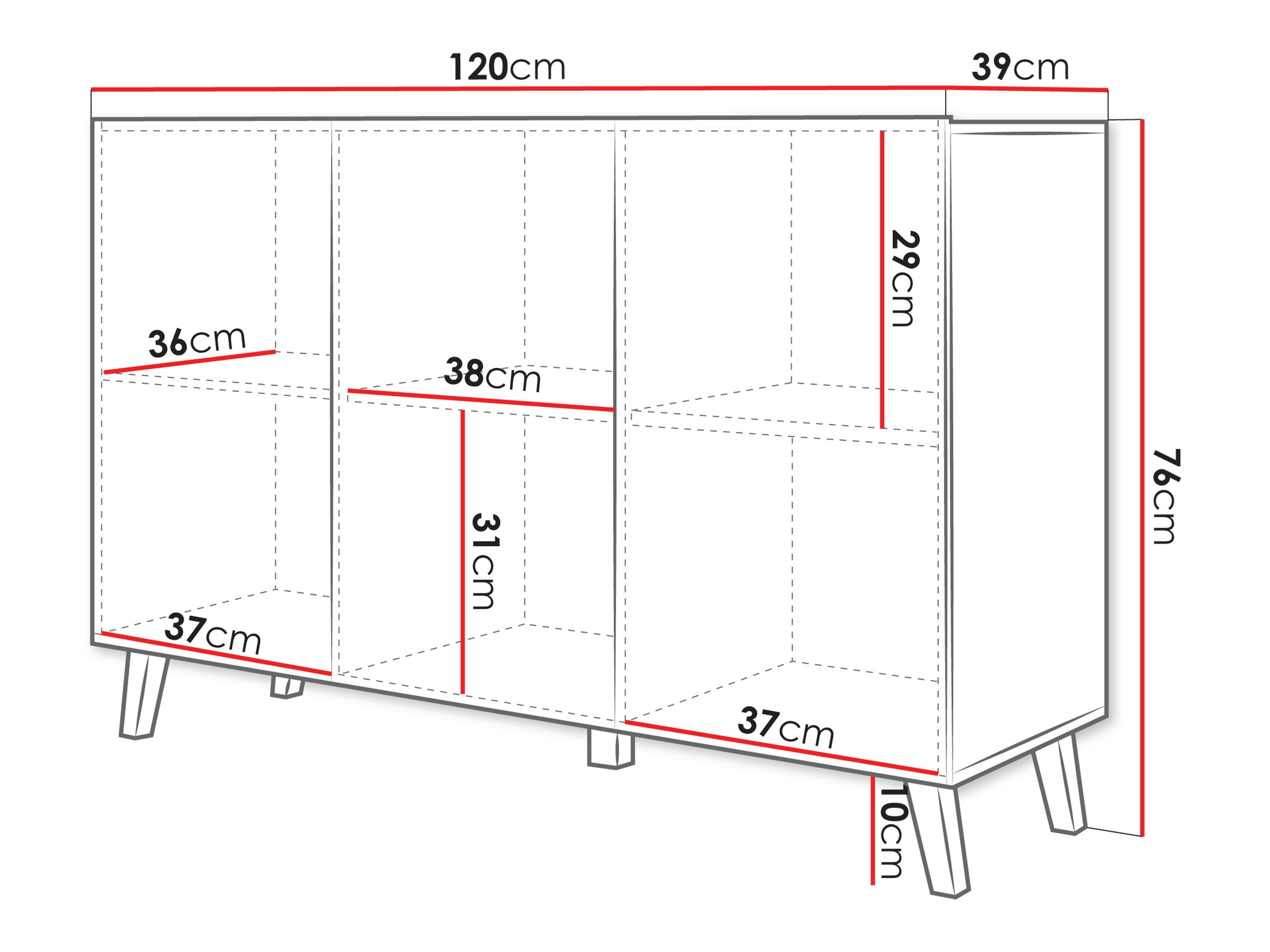 Skapis Levtive 102 (Balts)