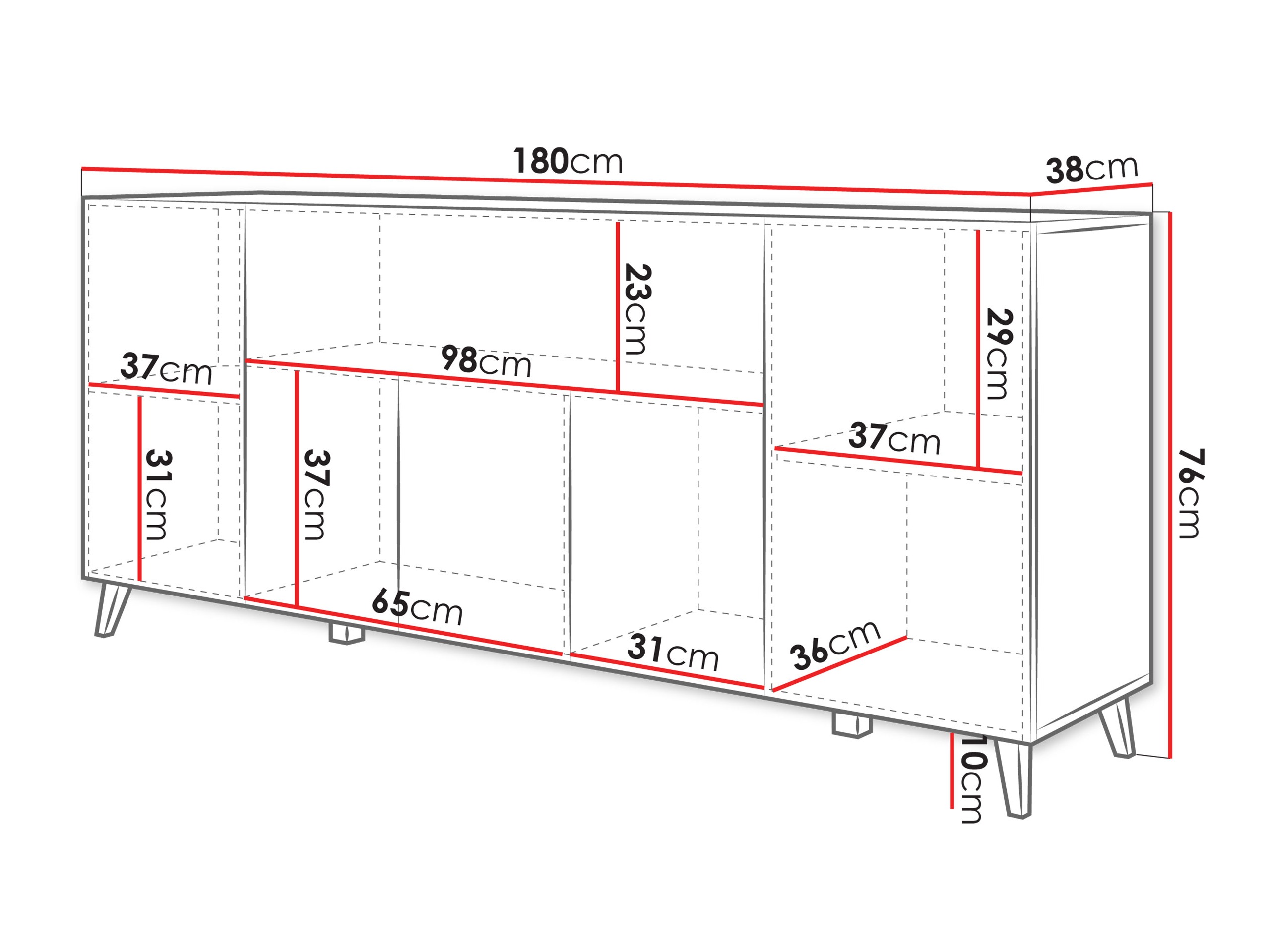 Skapis Levtive 103 (Grafīts)