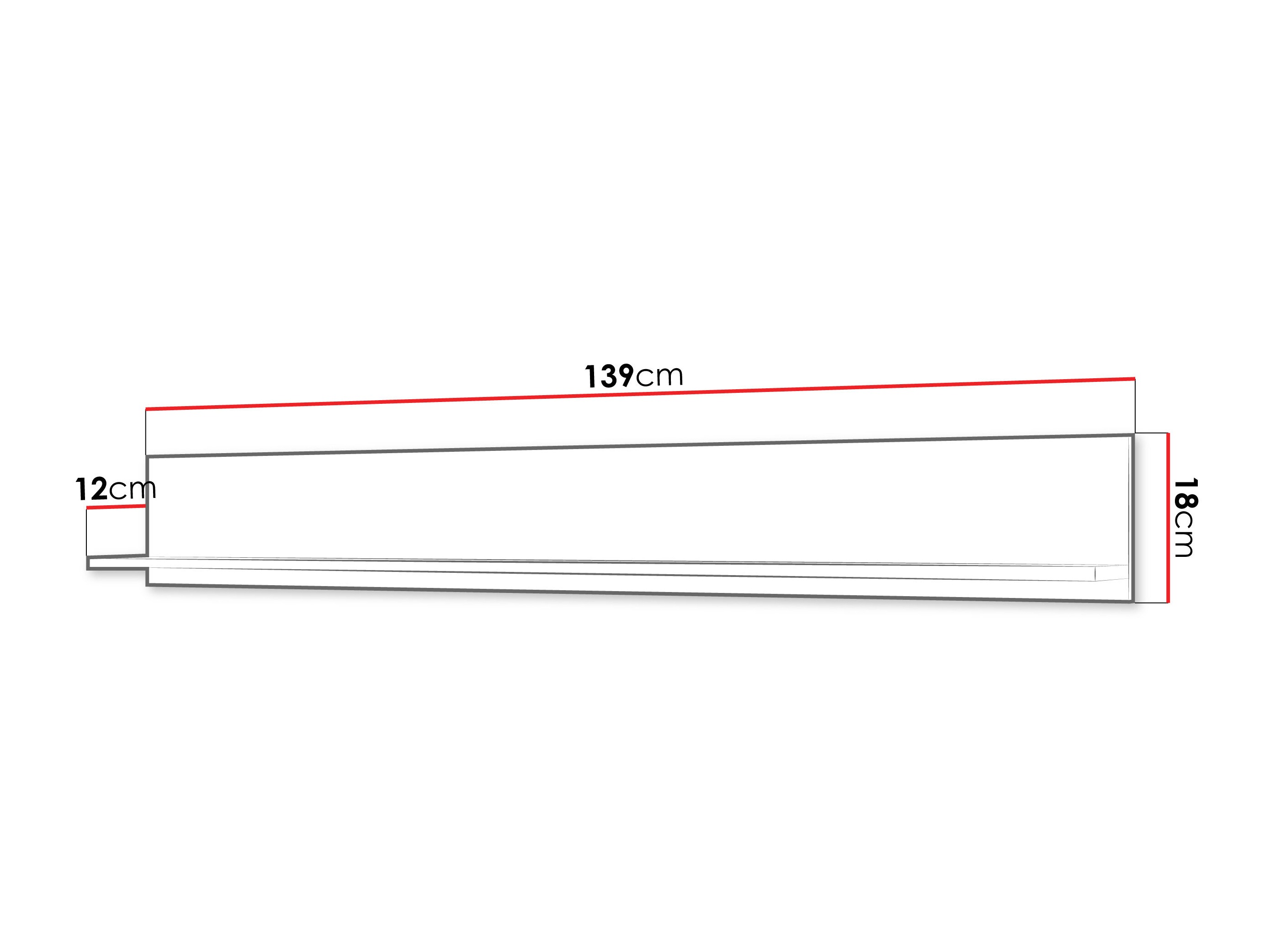 Piekarams plaukts Mirfivo 105 (Balts)