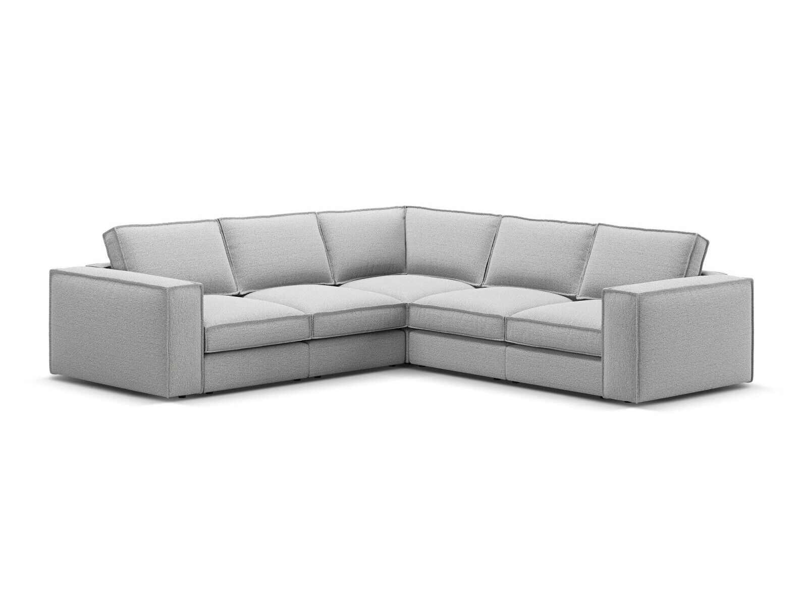 Moduļu stūra dīvāns Dalodei 113 (Babel Light grey)