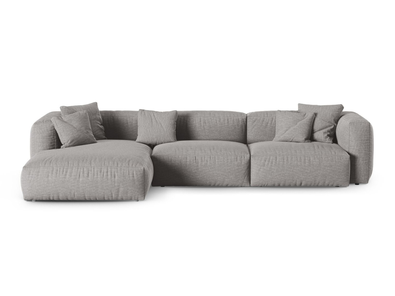 Moduļu stūra dīvāns Sorcoro 121 (Boston Light Grey)