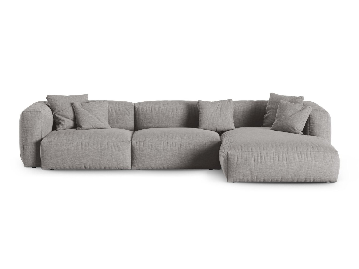 Moduļu stūra dīvāns Sorcoro 121 (Boston Light Grey)