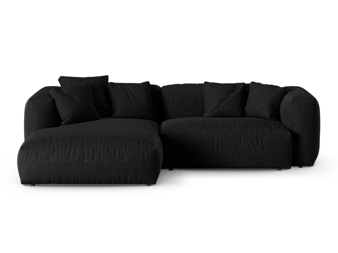 Moduļu stūra dīvāns Sorcoro 123 (Boston Black)