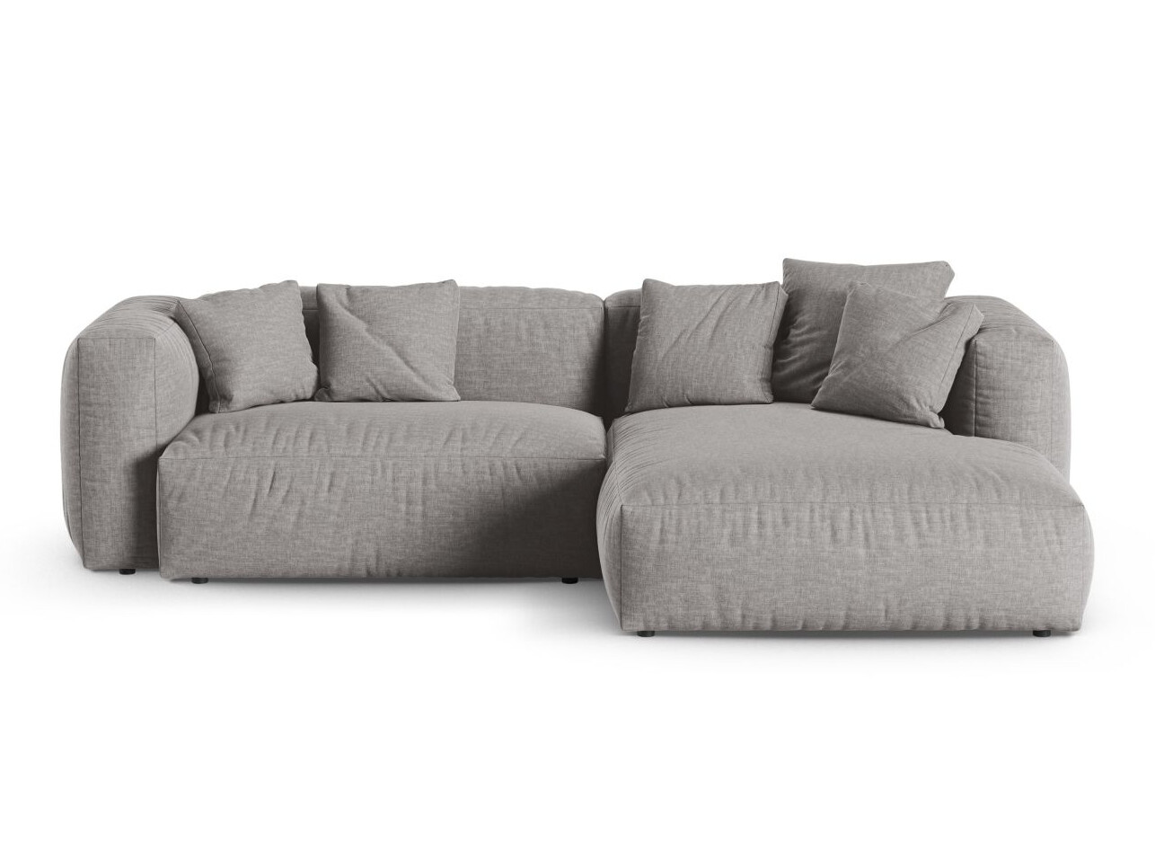 Moduļu stūra dīvāns Sorcoro 123 (Boston Light Grey)