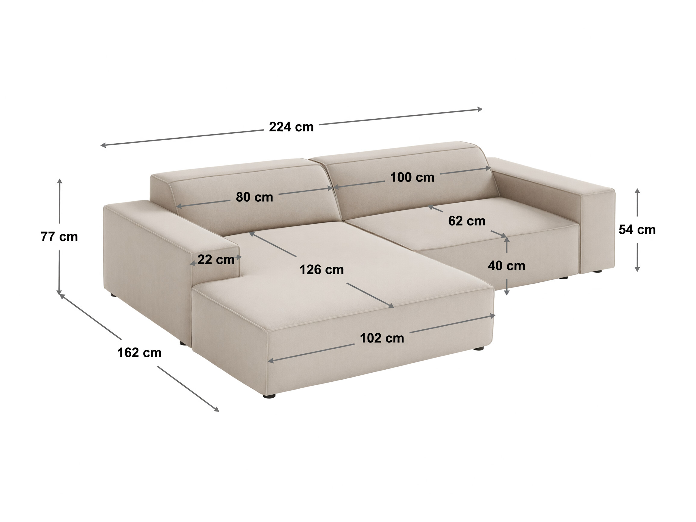 Moduļu stūra dīvāns Lomcalu 101 (Bluvel 22)