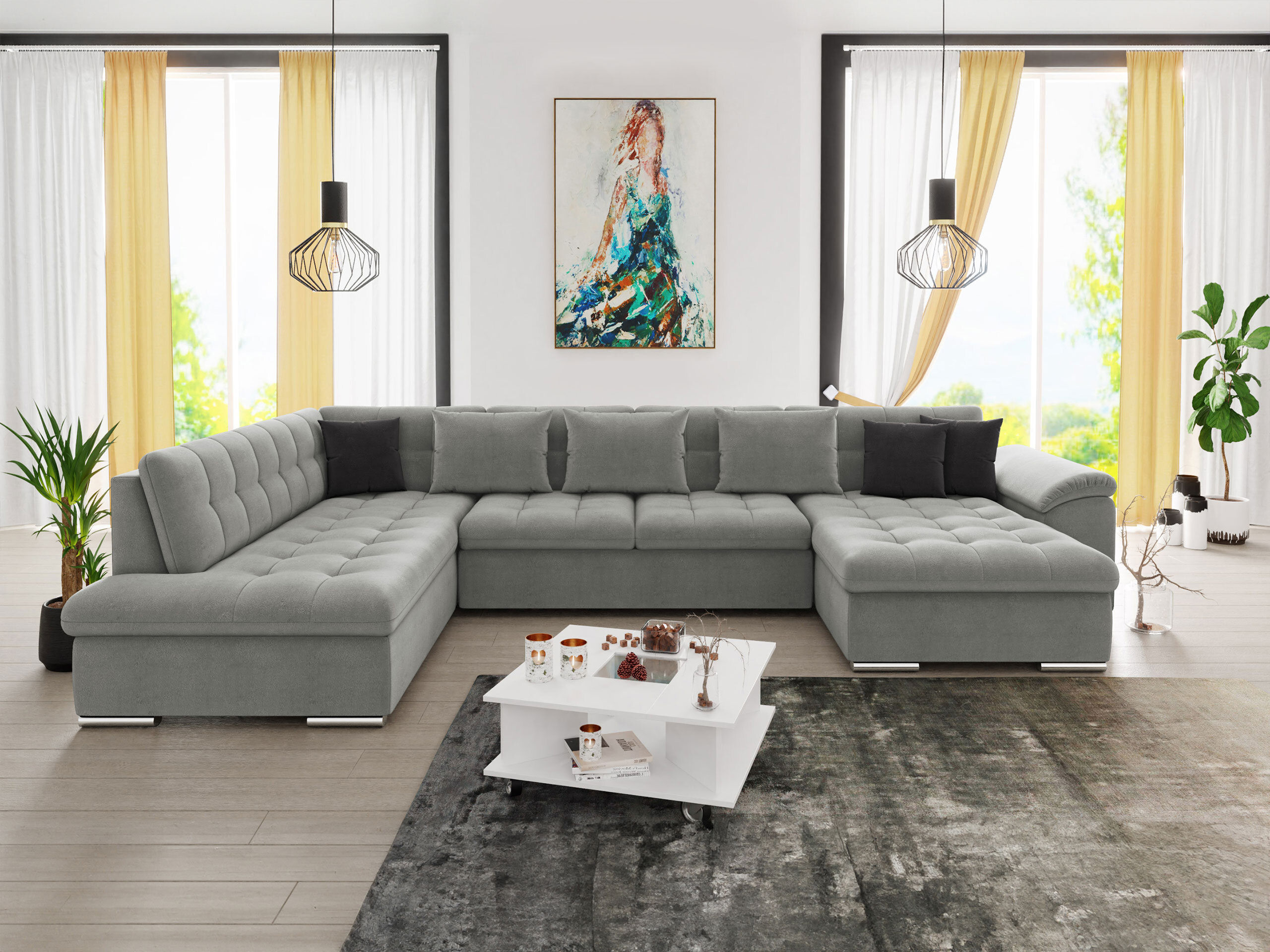 Stūra dīvāns Comfivo Gemma IV (Polo 894 + Polo 897)