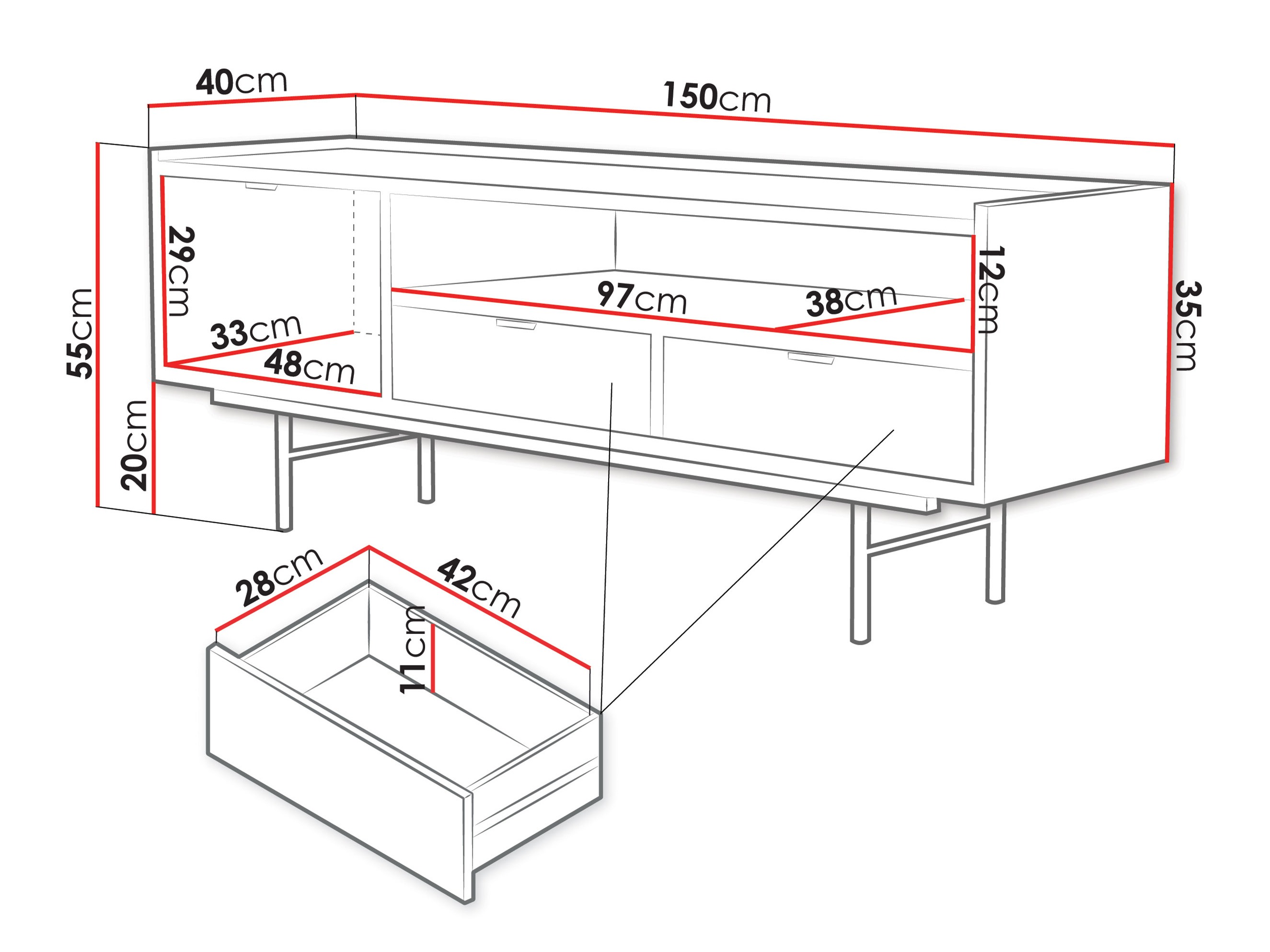 TV galds Studos (Ozols)