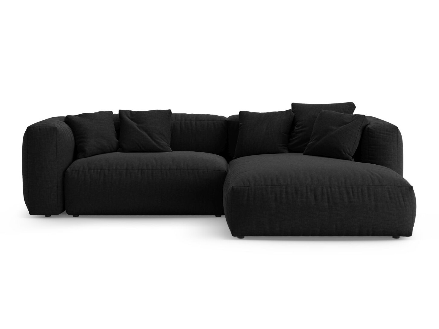 Stūra dīvāns Sorcoro 136 (Boston Black)