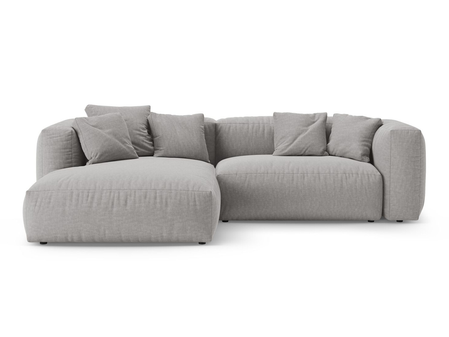 Stūra dīvāns Sorcoro 136 (Boston Light Grey)