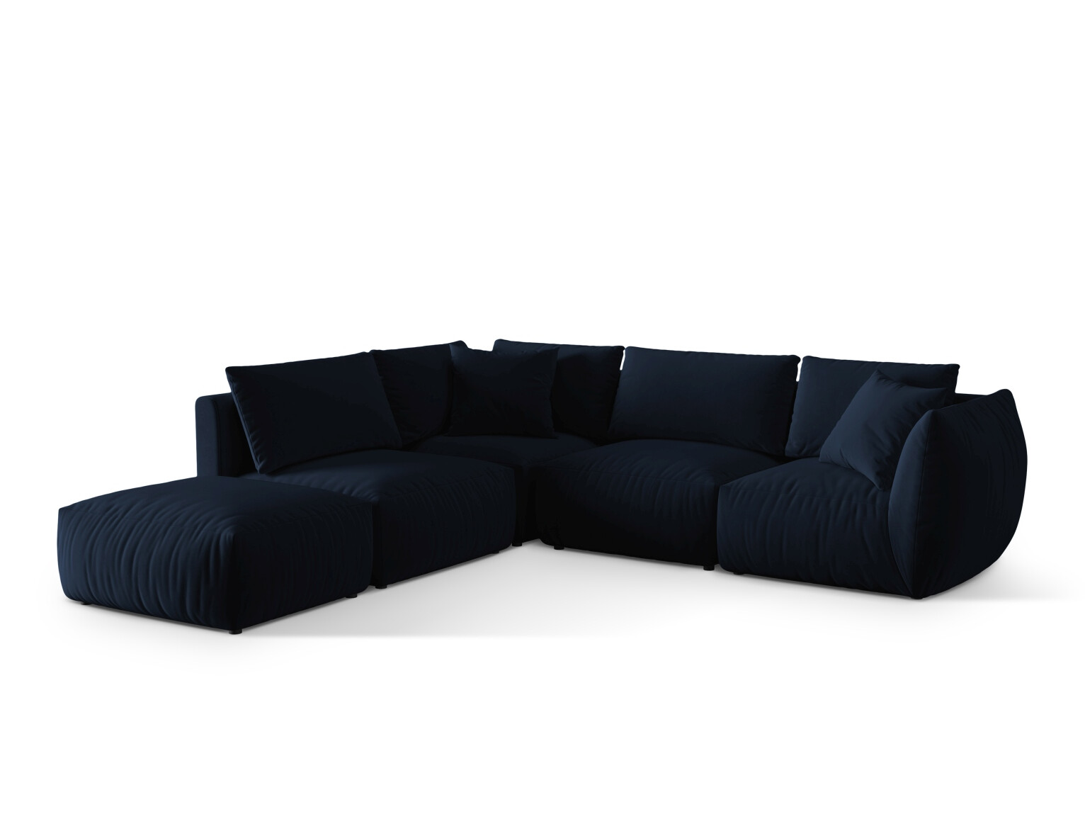 Moduļu stūra dīvāns Ruvmone 108 (Casino Deep Blue)