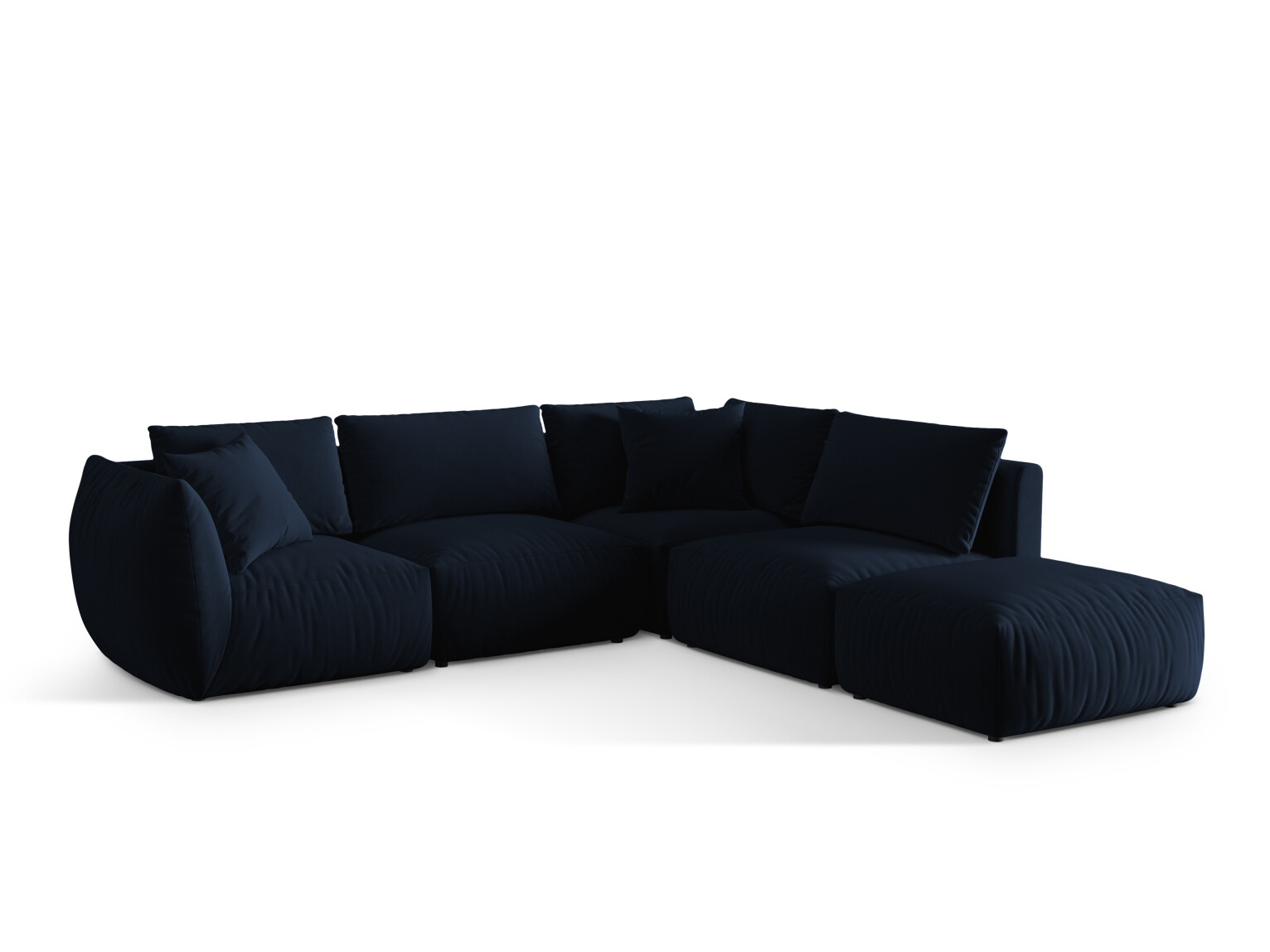 Moduļu stūra dīvāns Ruvmone 108 (Casino Deep Blue)