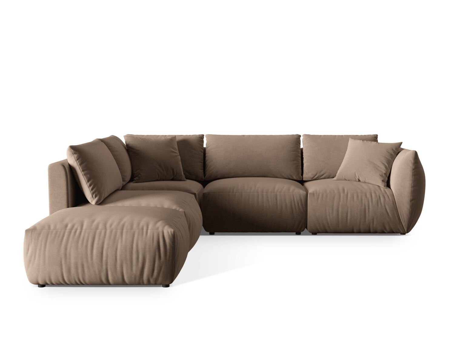 Moduļu stūra dīvāns Ruvmone 108 (Casino Taupe)