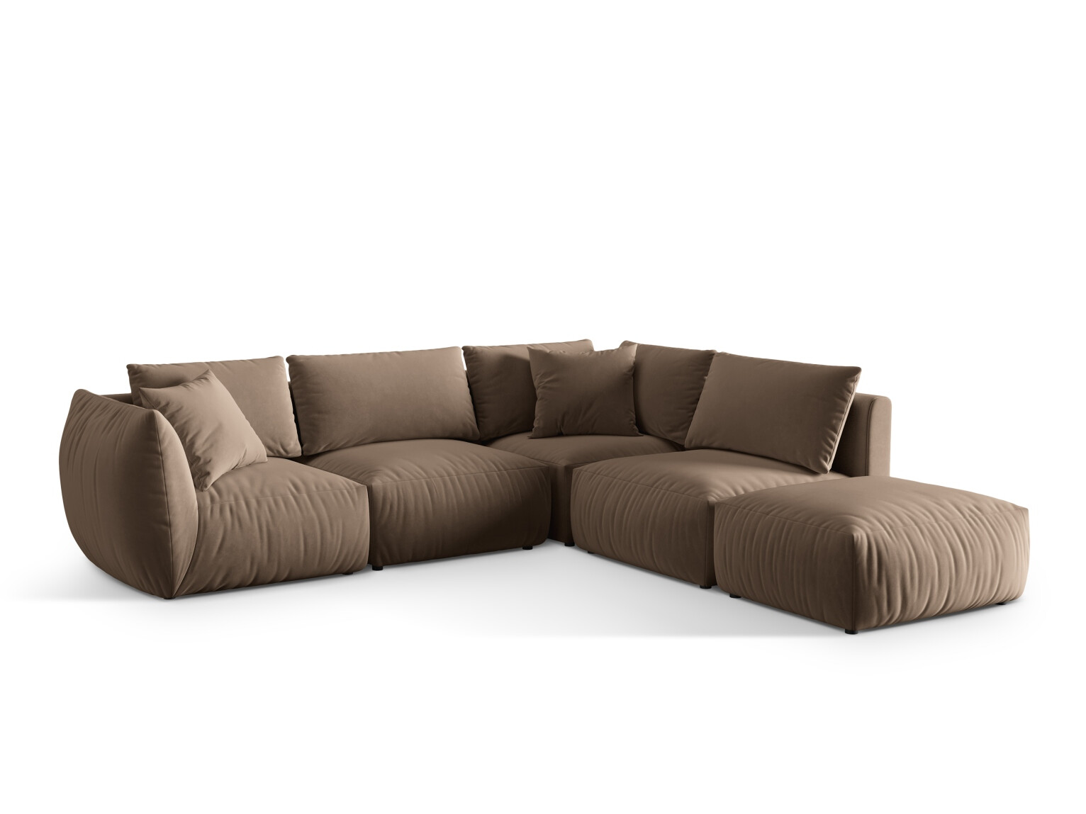 Moduļu stūra dīvāns Ruvmone 108 (Casino Taupe)