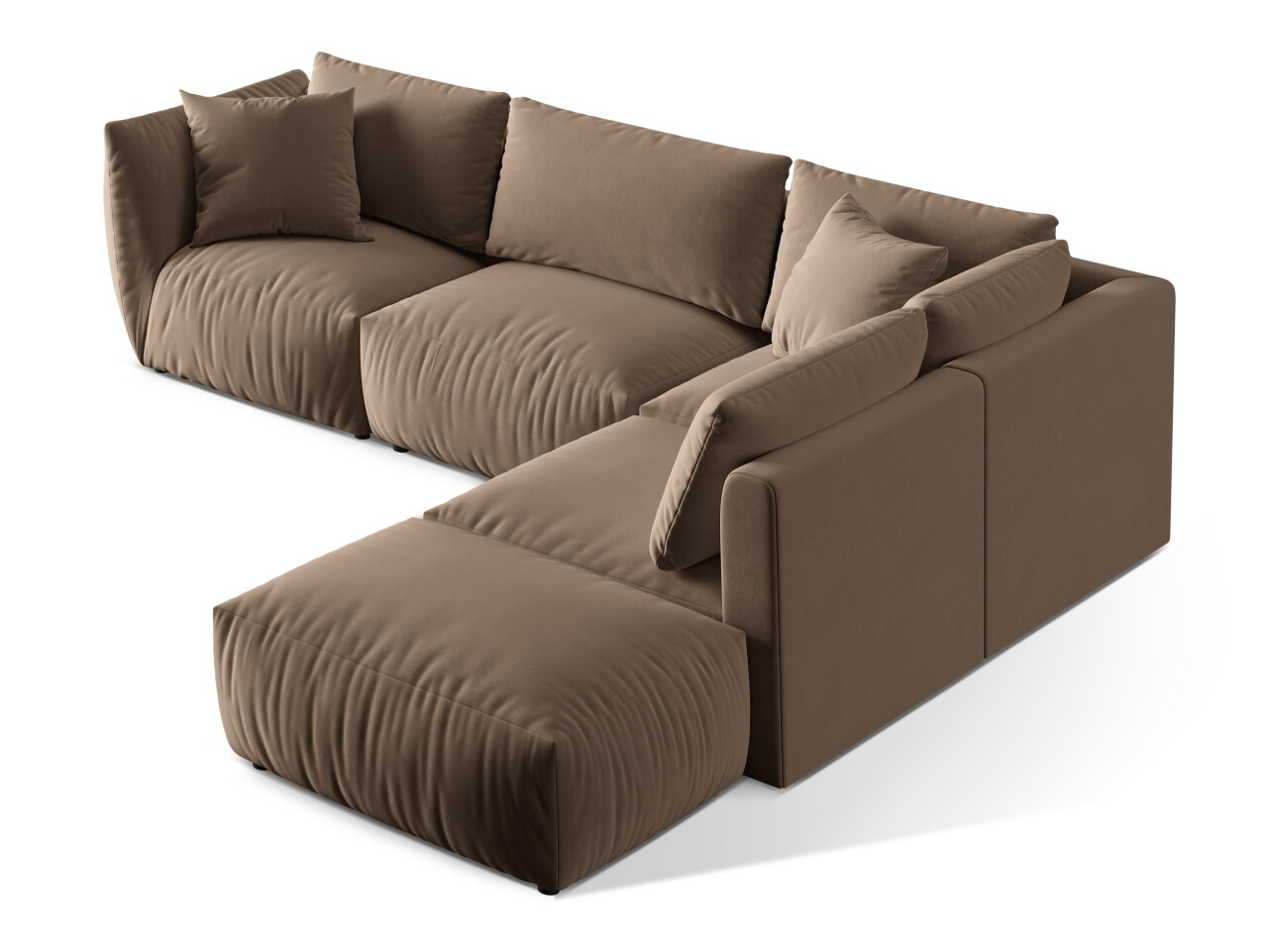 Moduļu stūra dīvāns Ruvmone 108 (Casino Taupe)